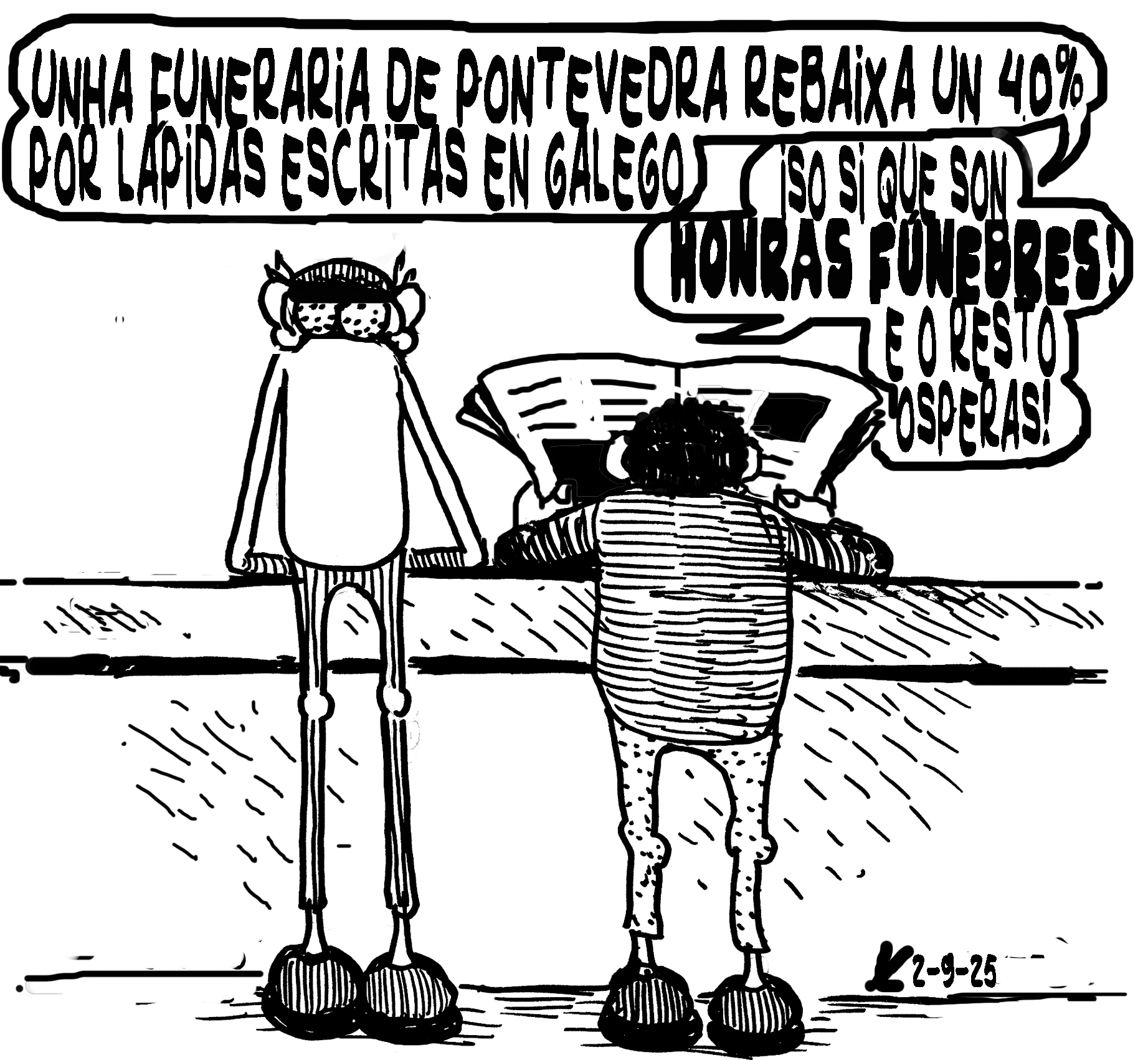 Viñeta de O Carrabouxo do 2 de setembro de 2025