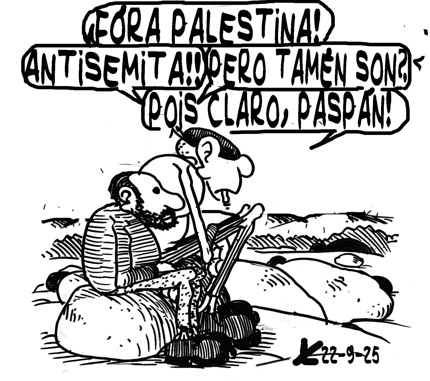 Viñeta de O Carrabouxo do 22 de setembro de 2025