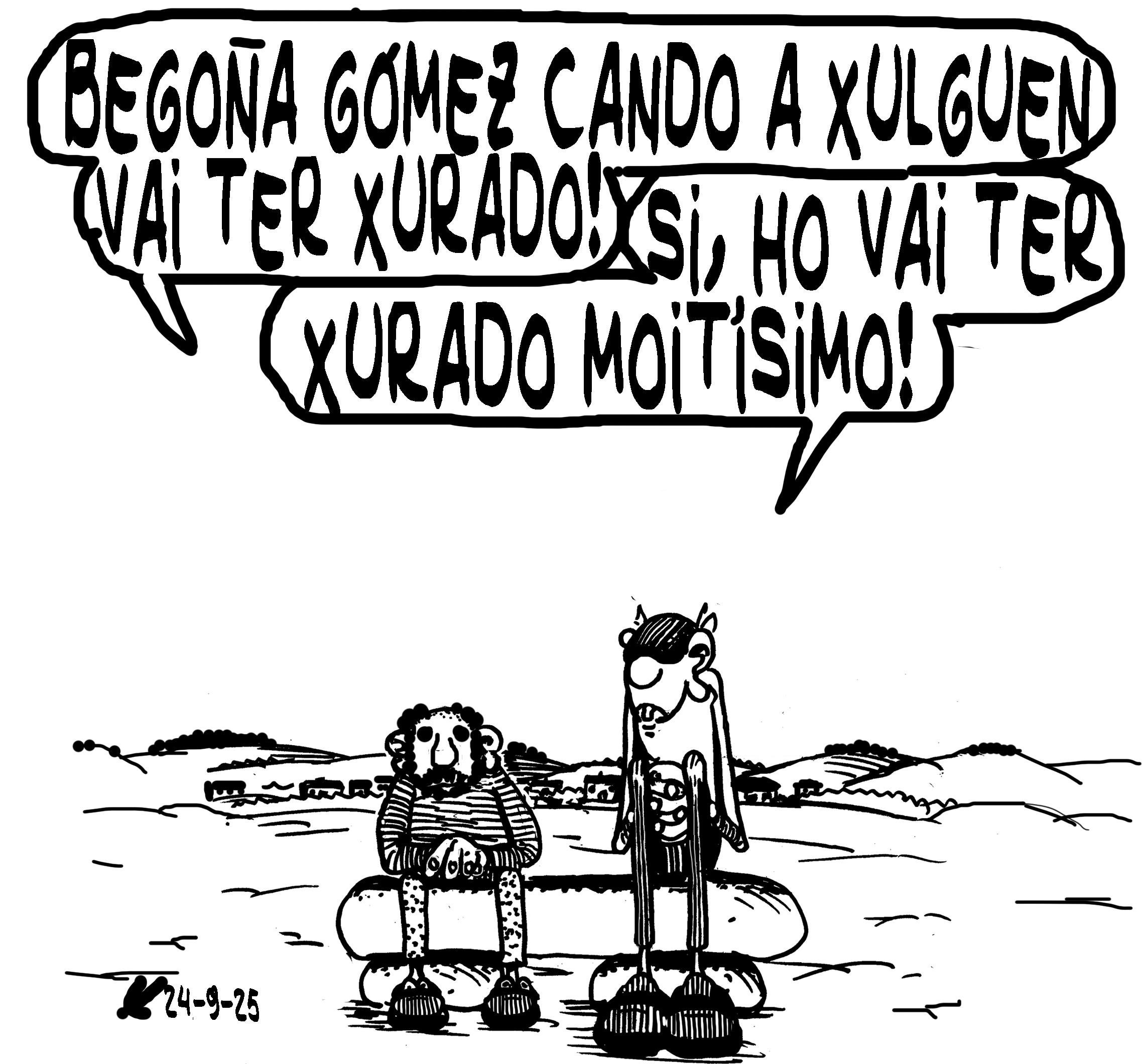 Viñeta de O Carrabouxo do 24 de setembro de 2025