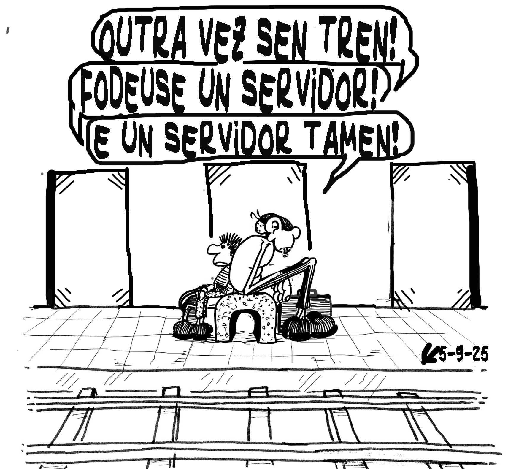 Viñeta de O Carrabouxo do 5 de setembro de 2025