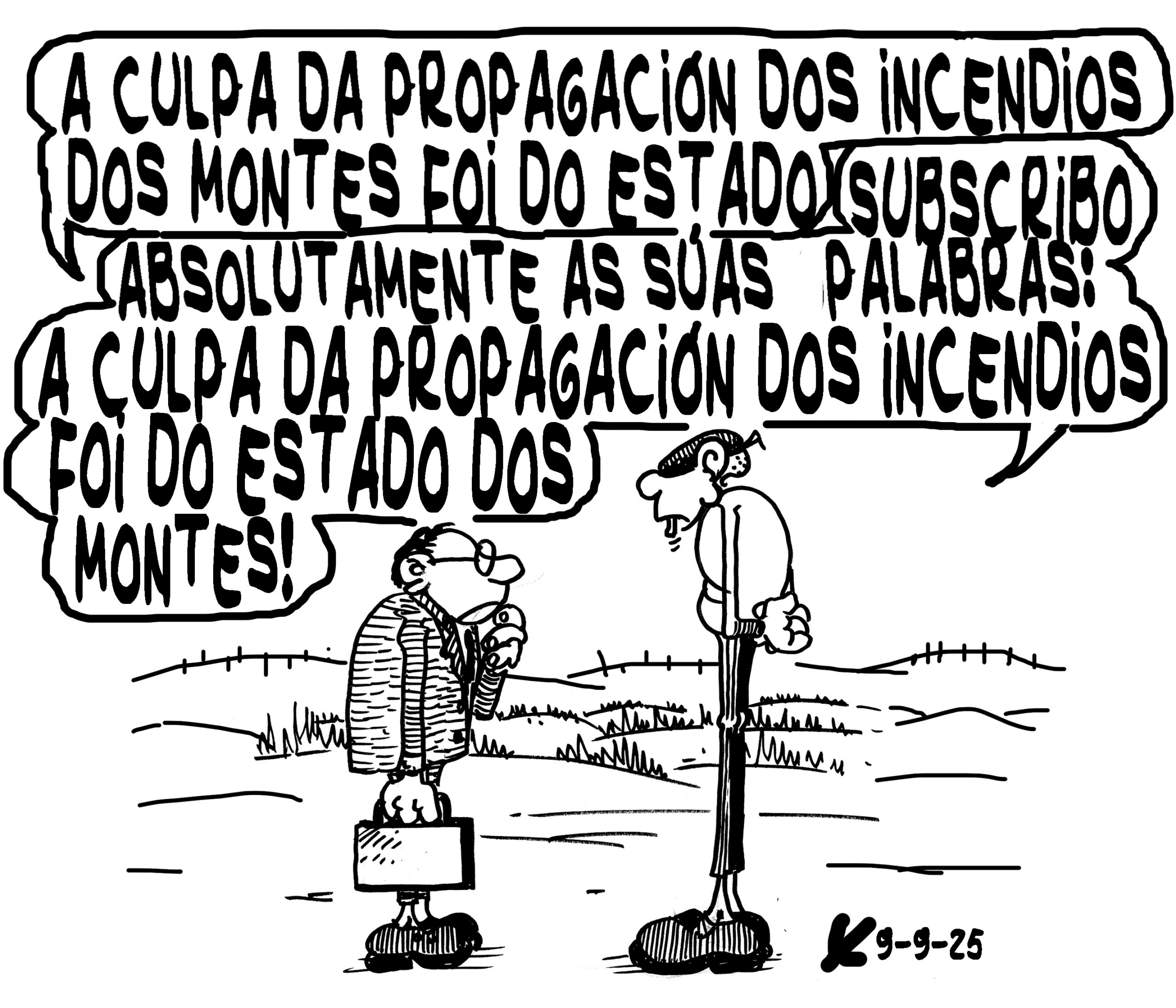 Viñeta de O Carrabouxo do 9 de setembro de 2025