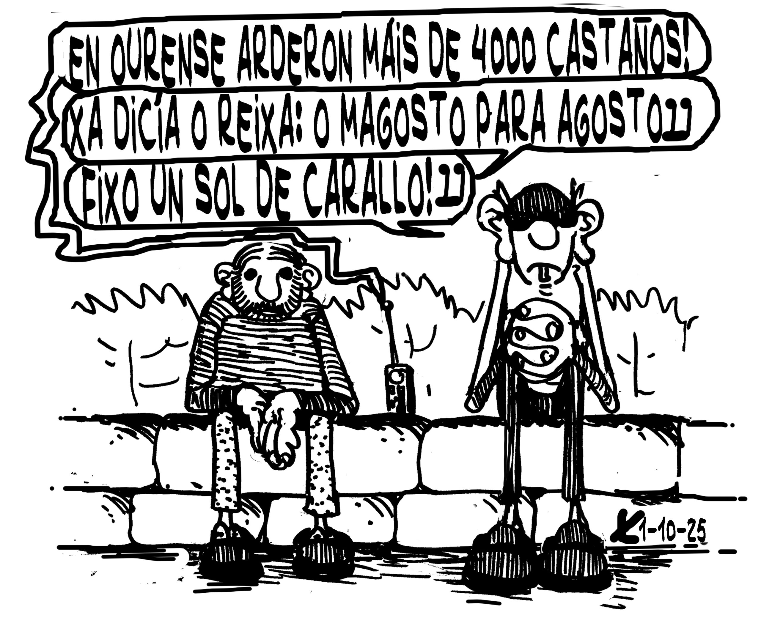 Viñeta de O Carrabouxo do 1 de outubro de 2025
