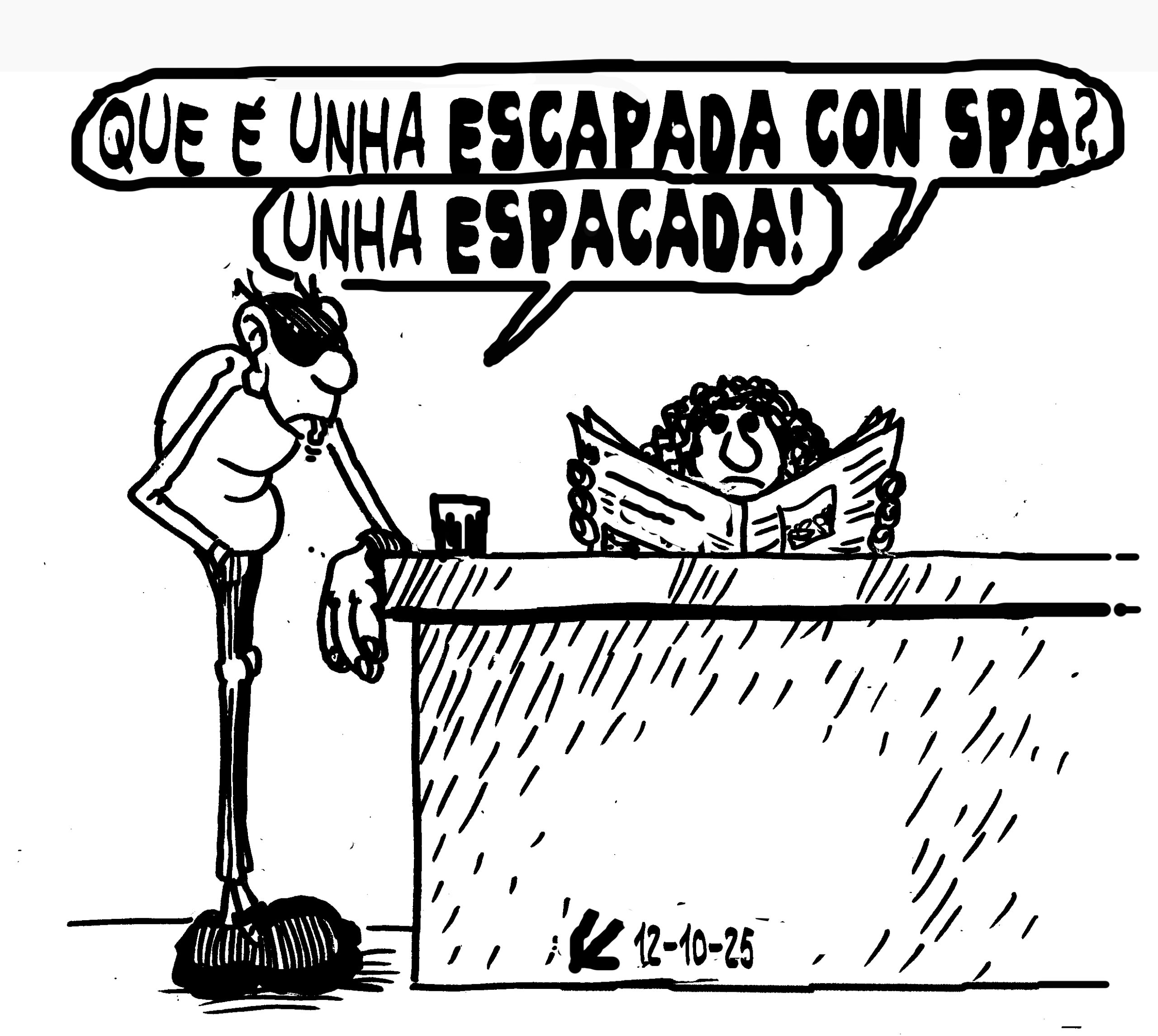 Viñeta de O Carrabouxo do 12 de outubro de 2025