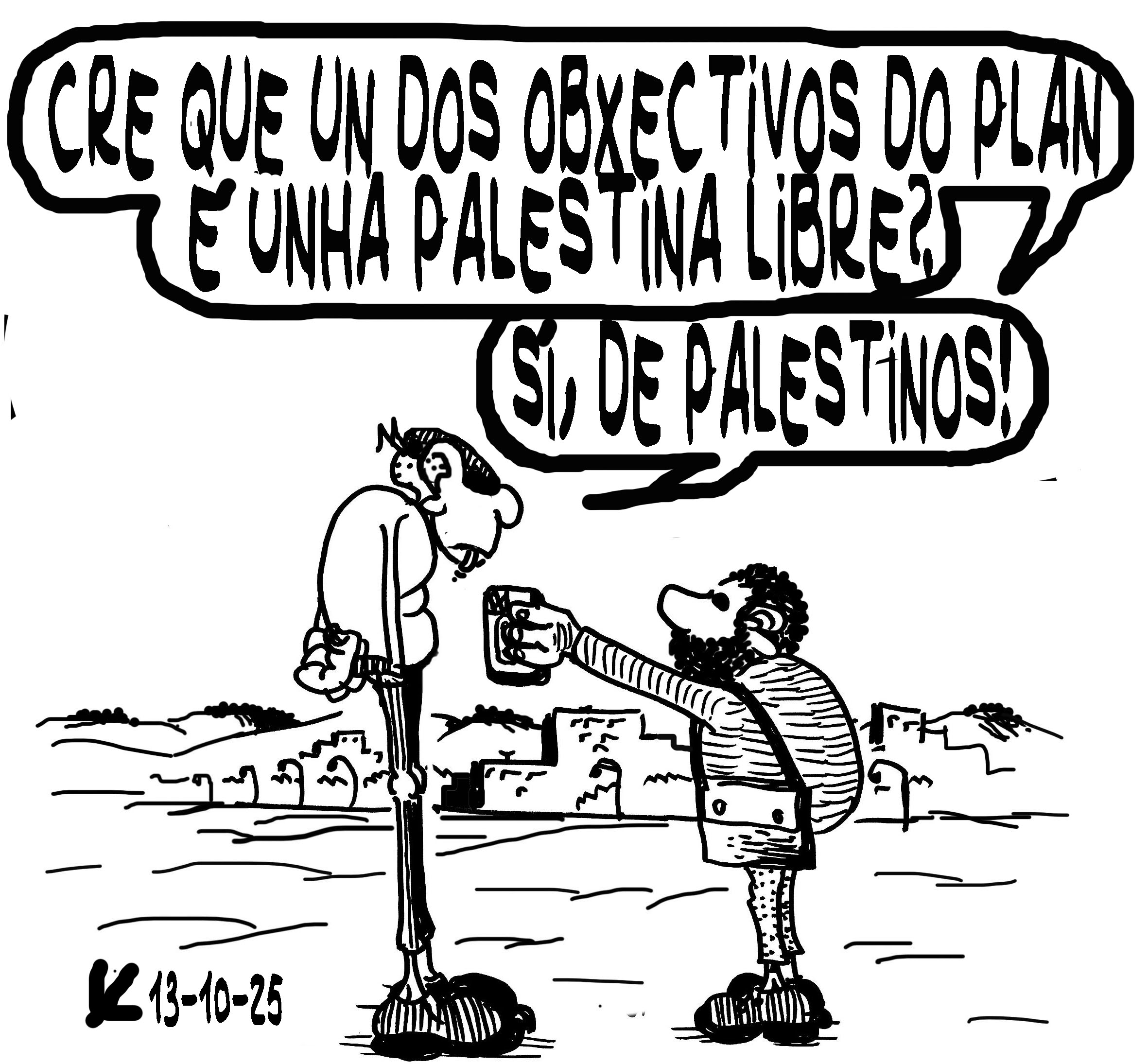 Viñeta de O Carrabouxo do 13 de outubro de 2025