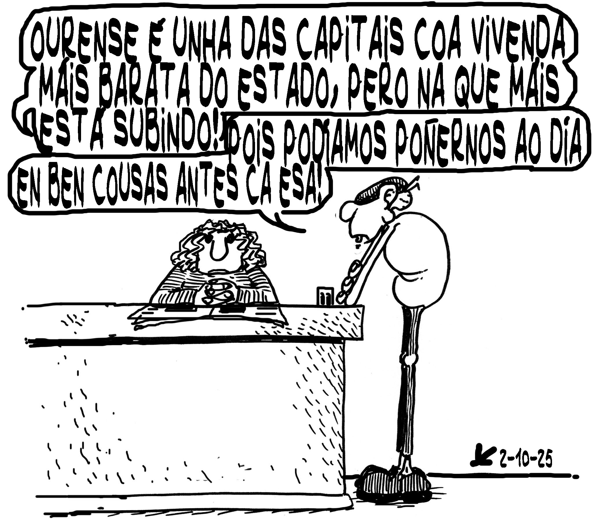 Viñeta de O Carrabouxo do 2 de outubro de 2025