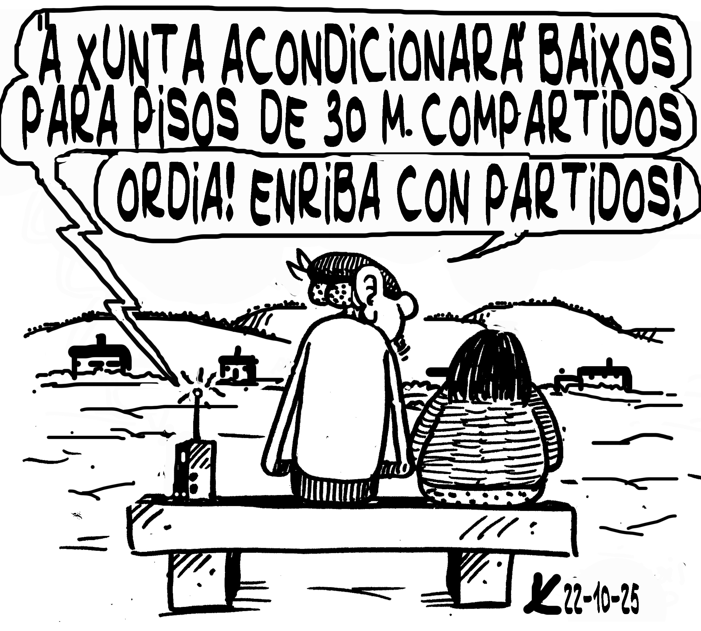 Viñeta de O Carrabouxo do 24 de outubro de 2025
