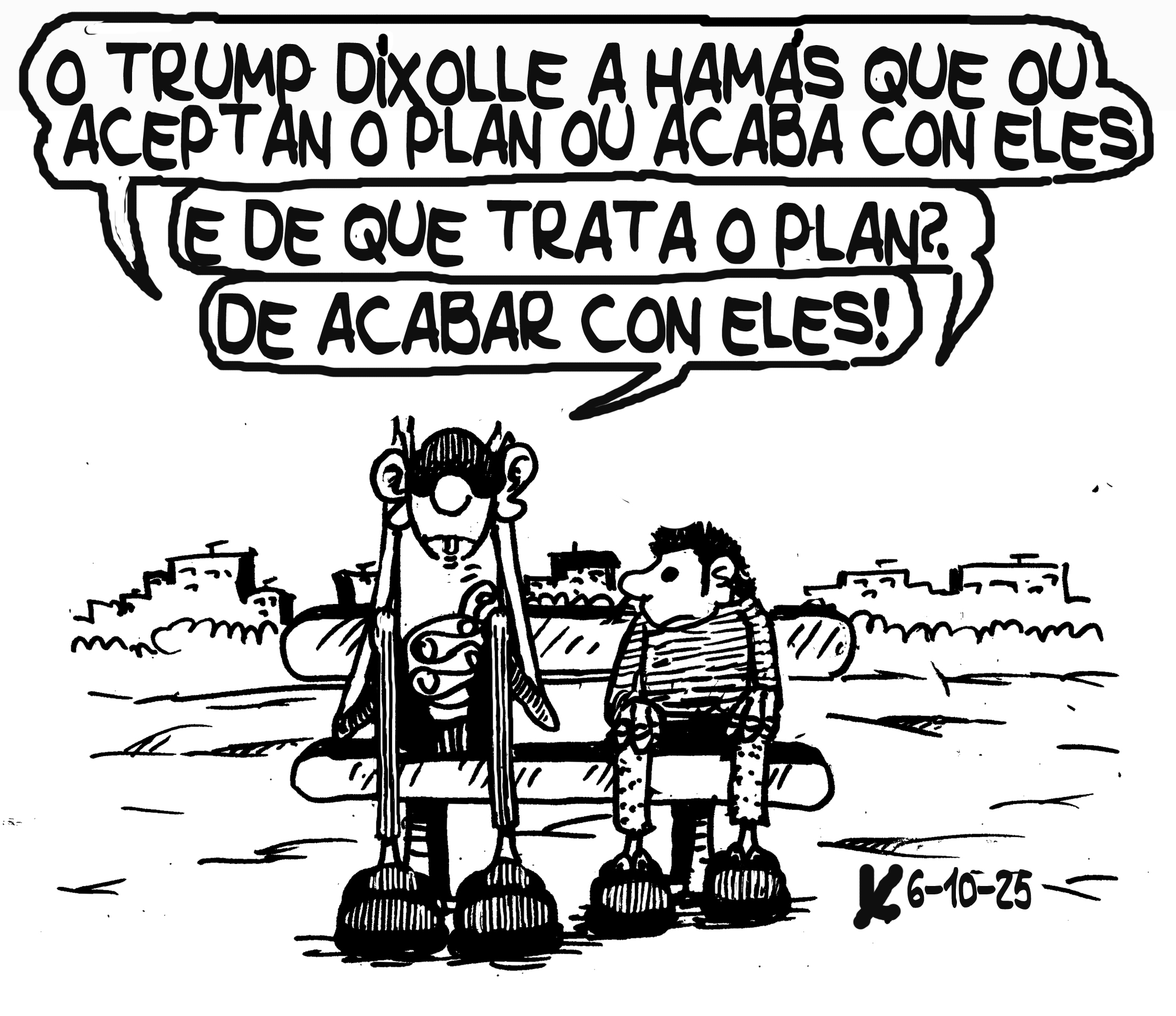 Viñeta de O Carrabouxo do 6 de outubro de 2025
