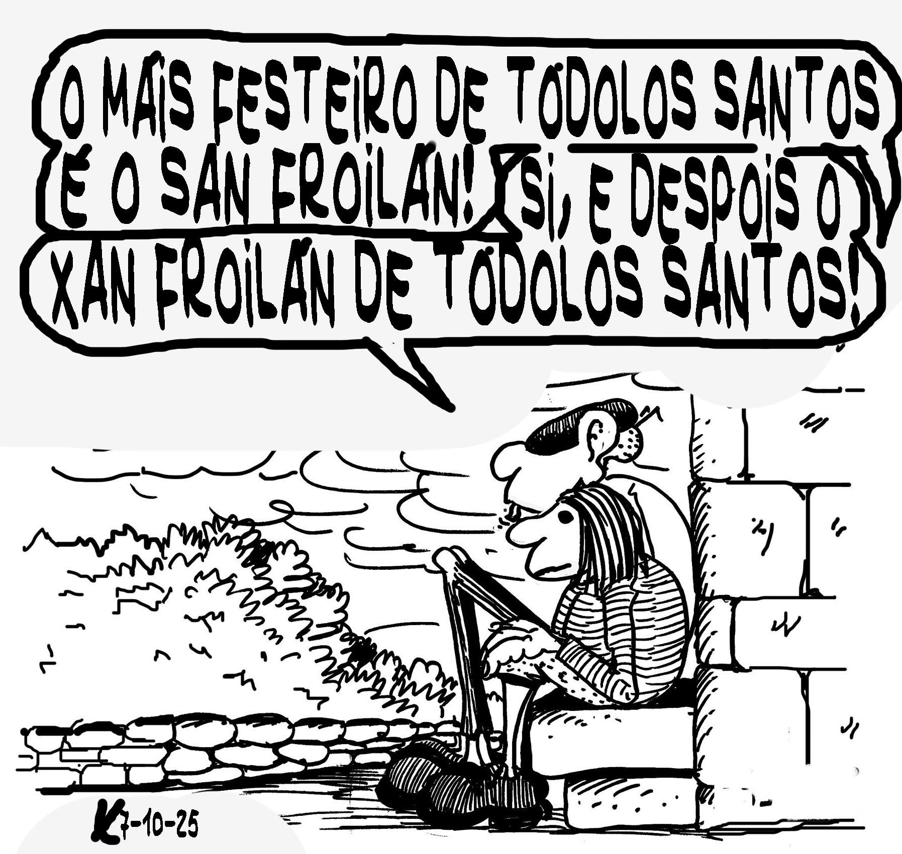 Viñeta de O Carrabouxo do 7 de outubro de 2025
