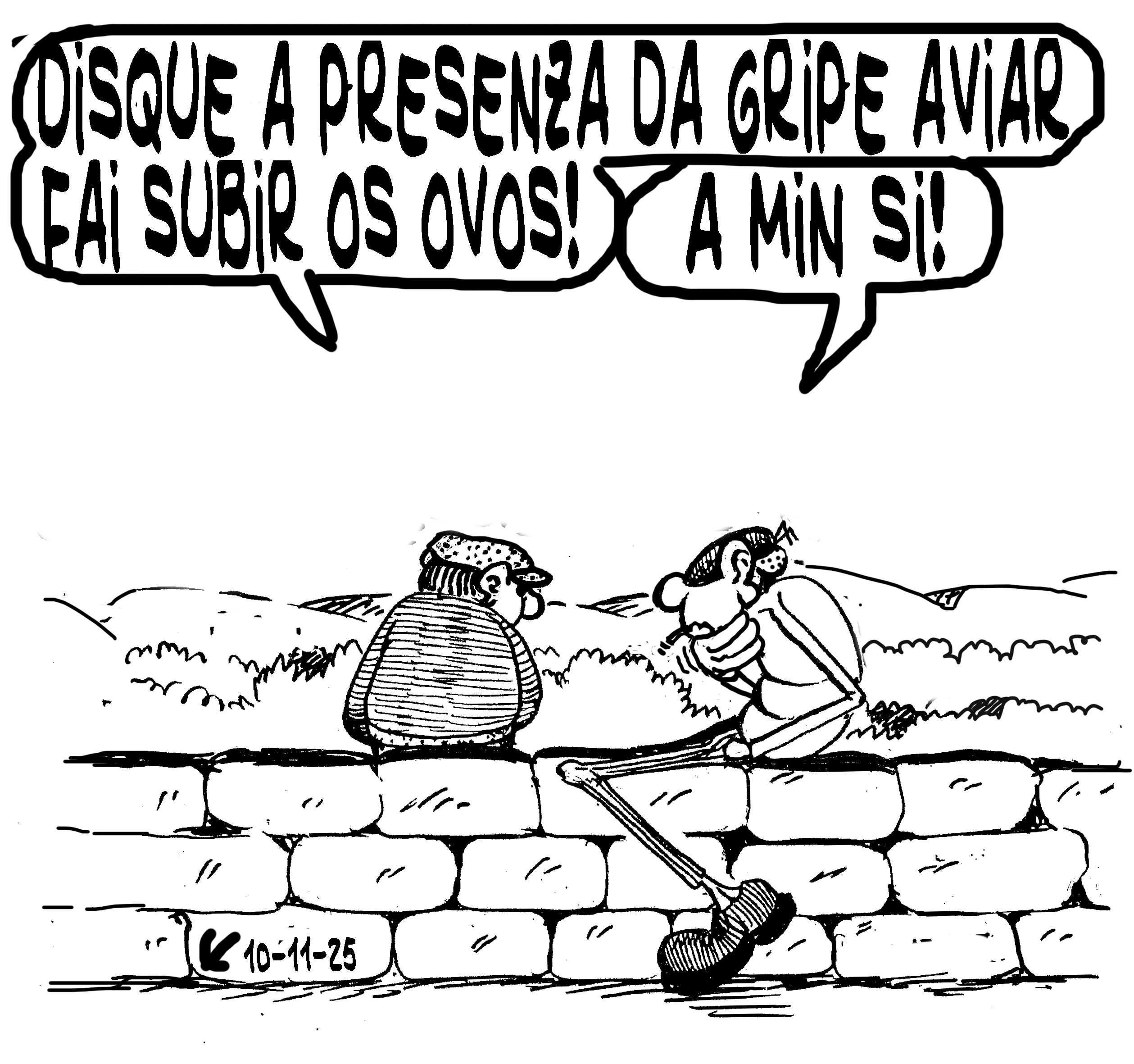 Viñeta de O Carrabouxo do 10 de novembro de 2025