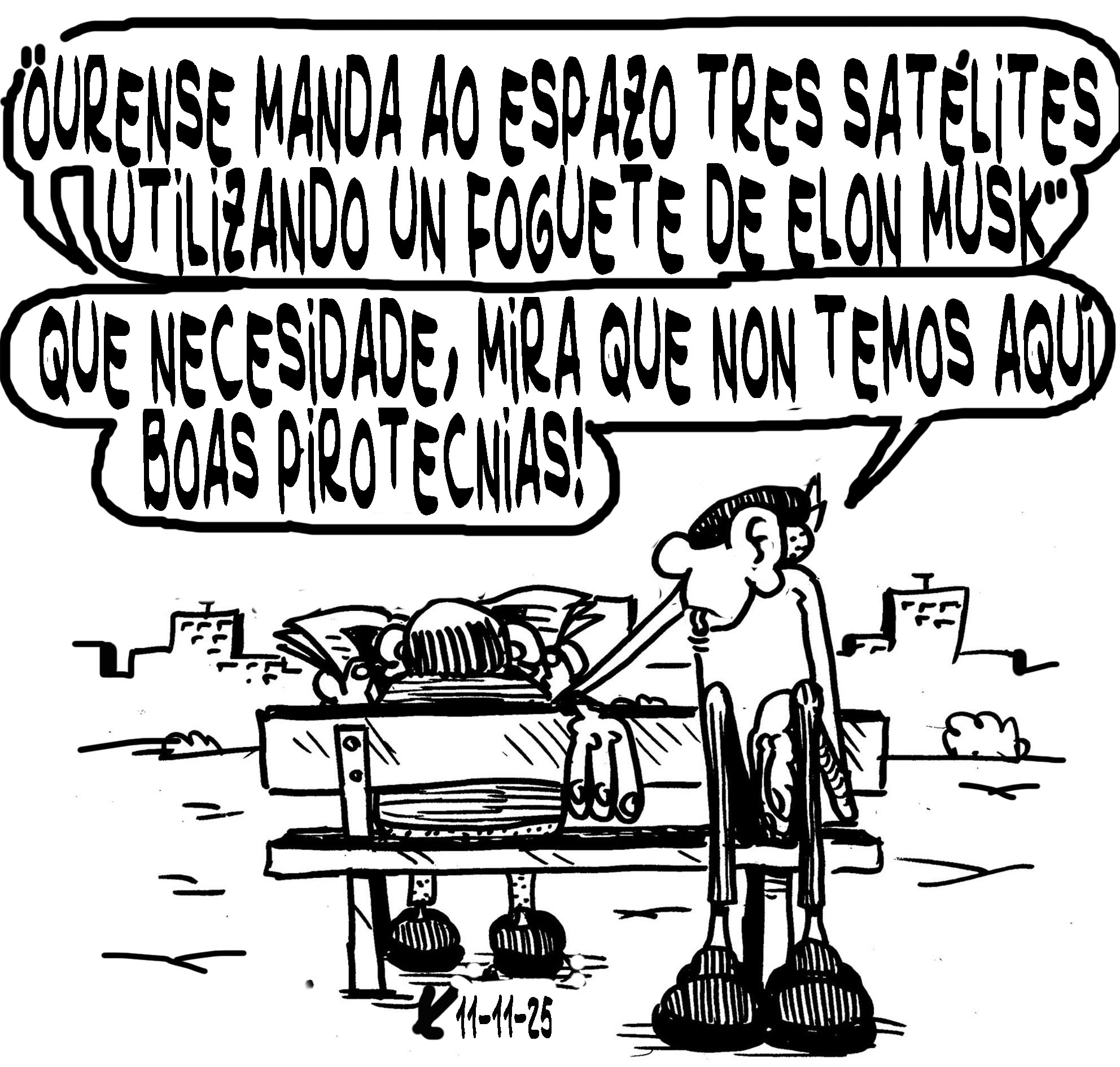Viñeta de O Carrabouxo do 11 de novembro de 2025