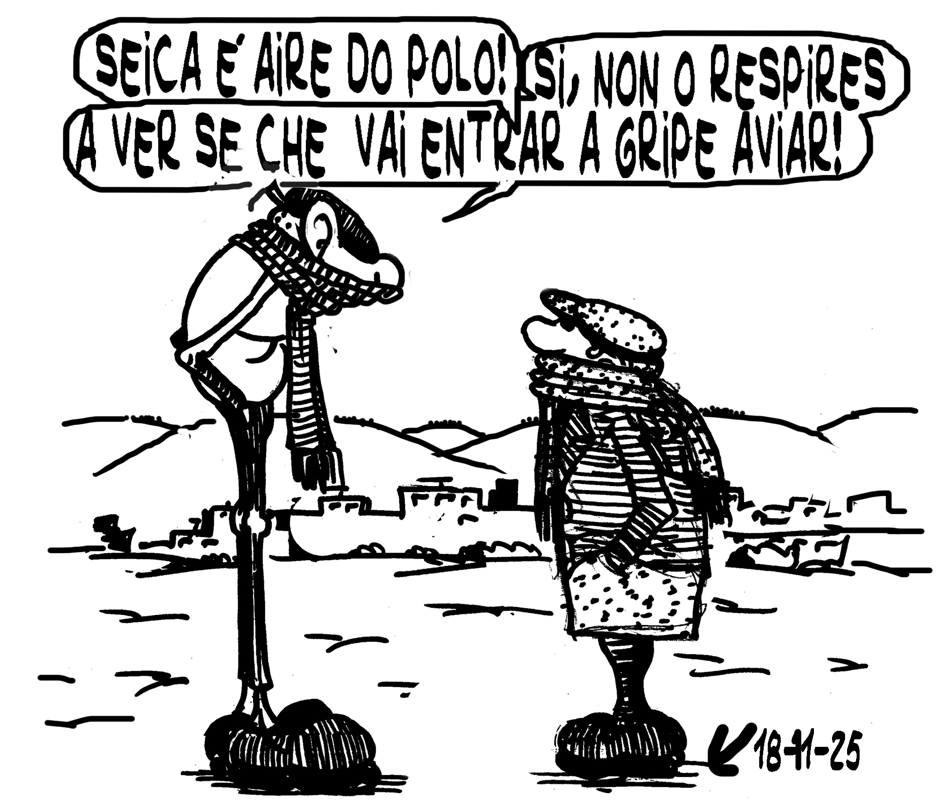 Viñeta de O Carrabouxo do 18 de novembro de 2025