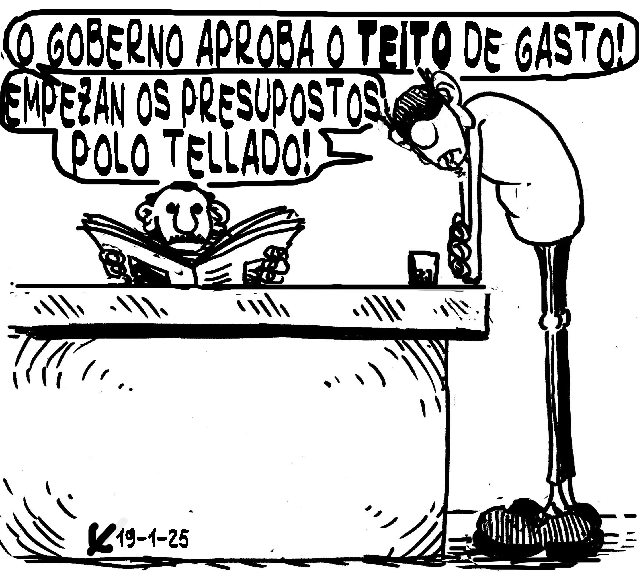Viñeta de O Carrabouxo do 19 de novembro de 2025
