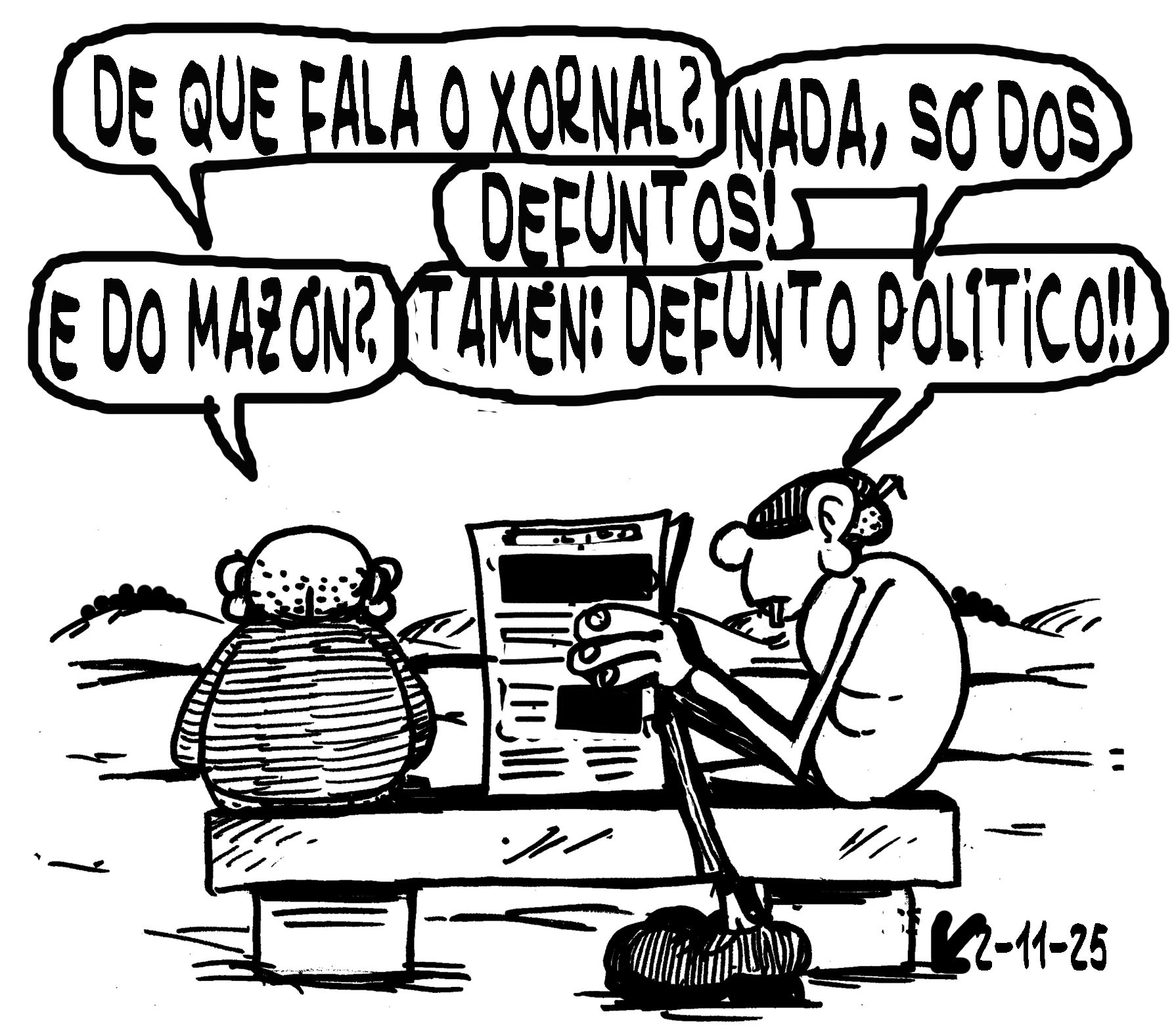 Viñeta de O Carrabouxo do 2 de novembro de 2025