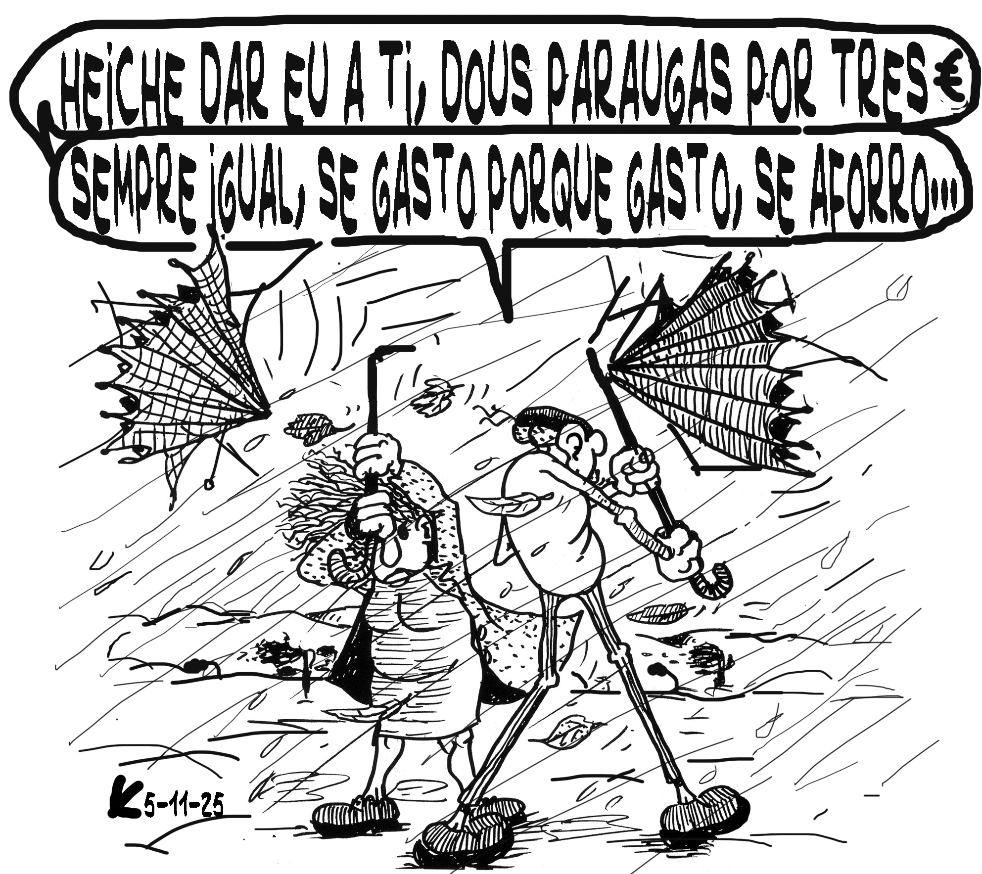 Viñeta de O Carrabouxo do 5 de novembro de 2025