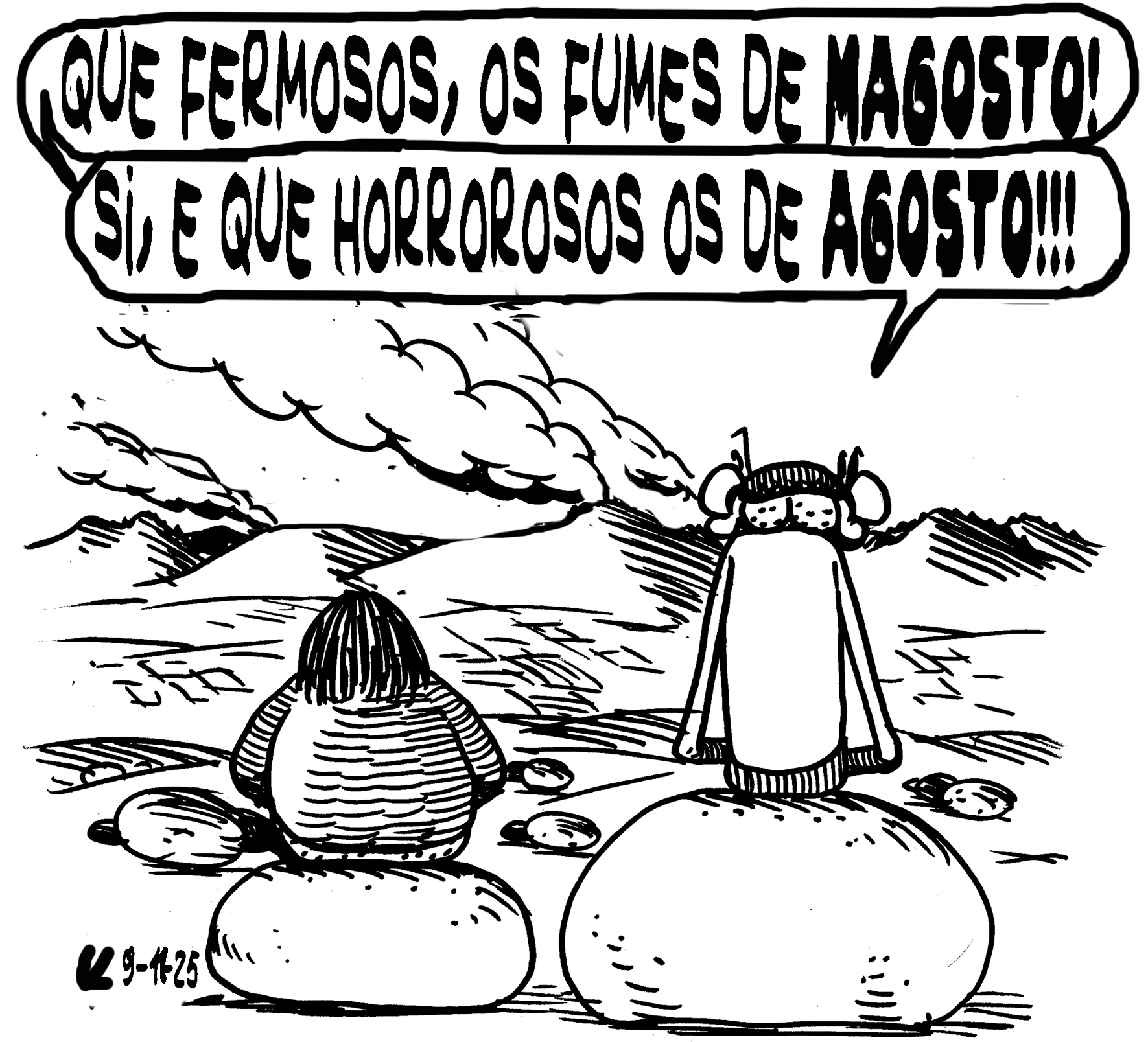 Viñeta de O Carrabouxo do 9 de novembro de 2025