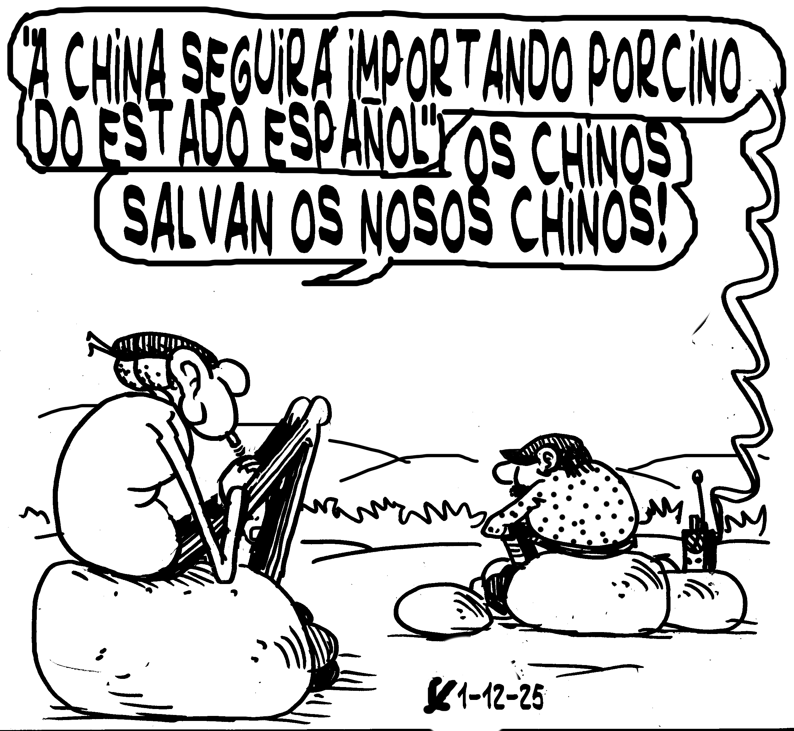 Viñeta de O Carrabouxo do 1 de decembro de 2025