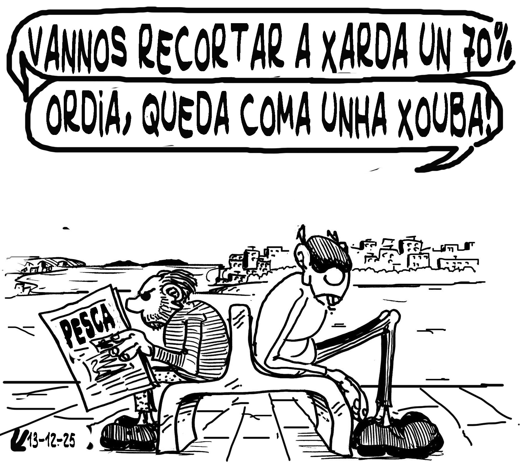 Viñeta de O Carrabouxo do 13 de decembro de 2025