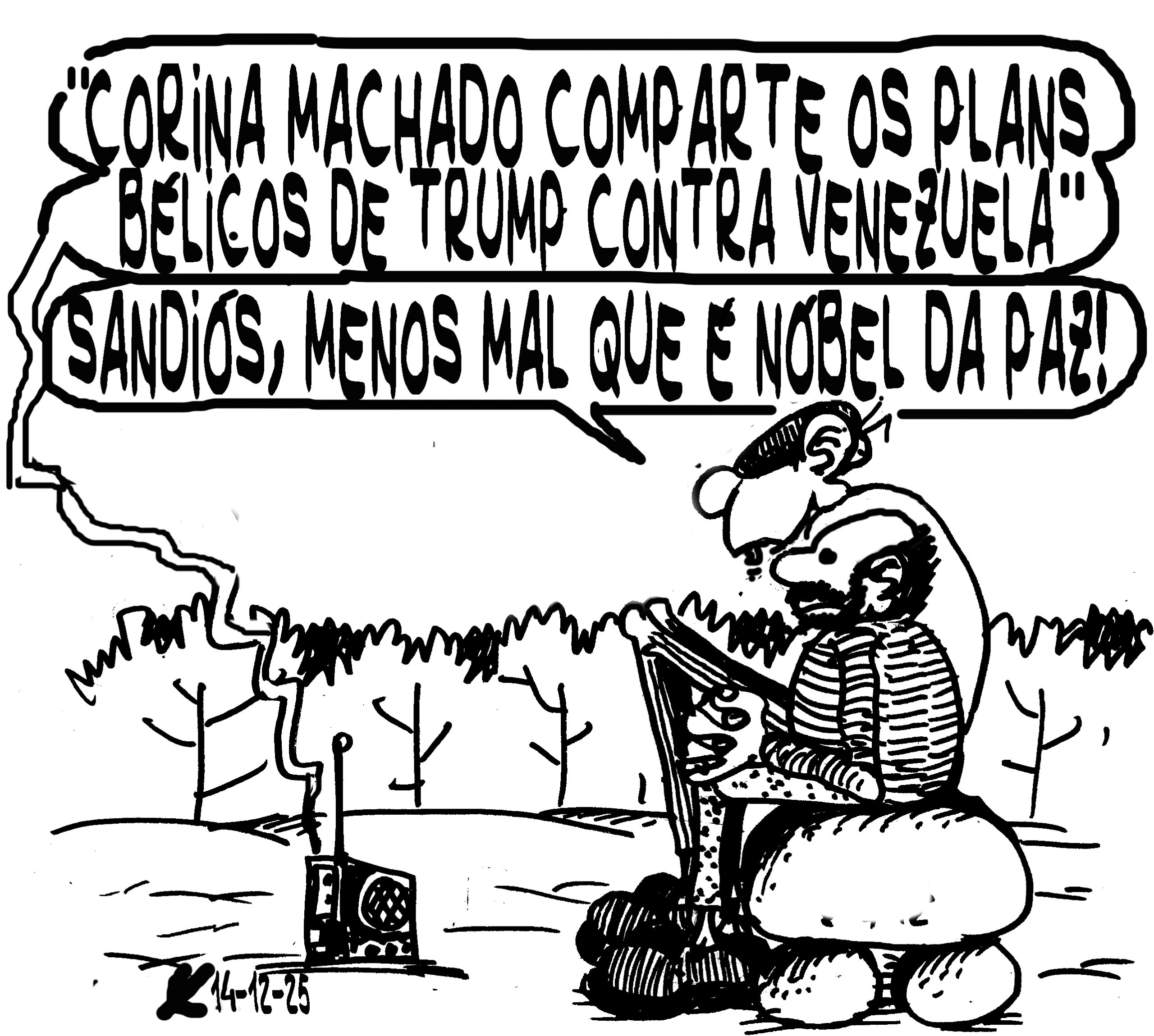 Viñeta de O Carrabouxo do 14 de decembro de 2025