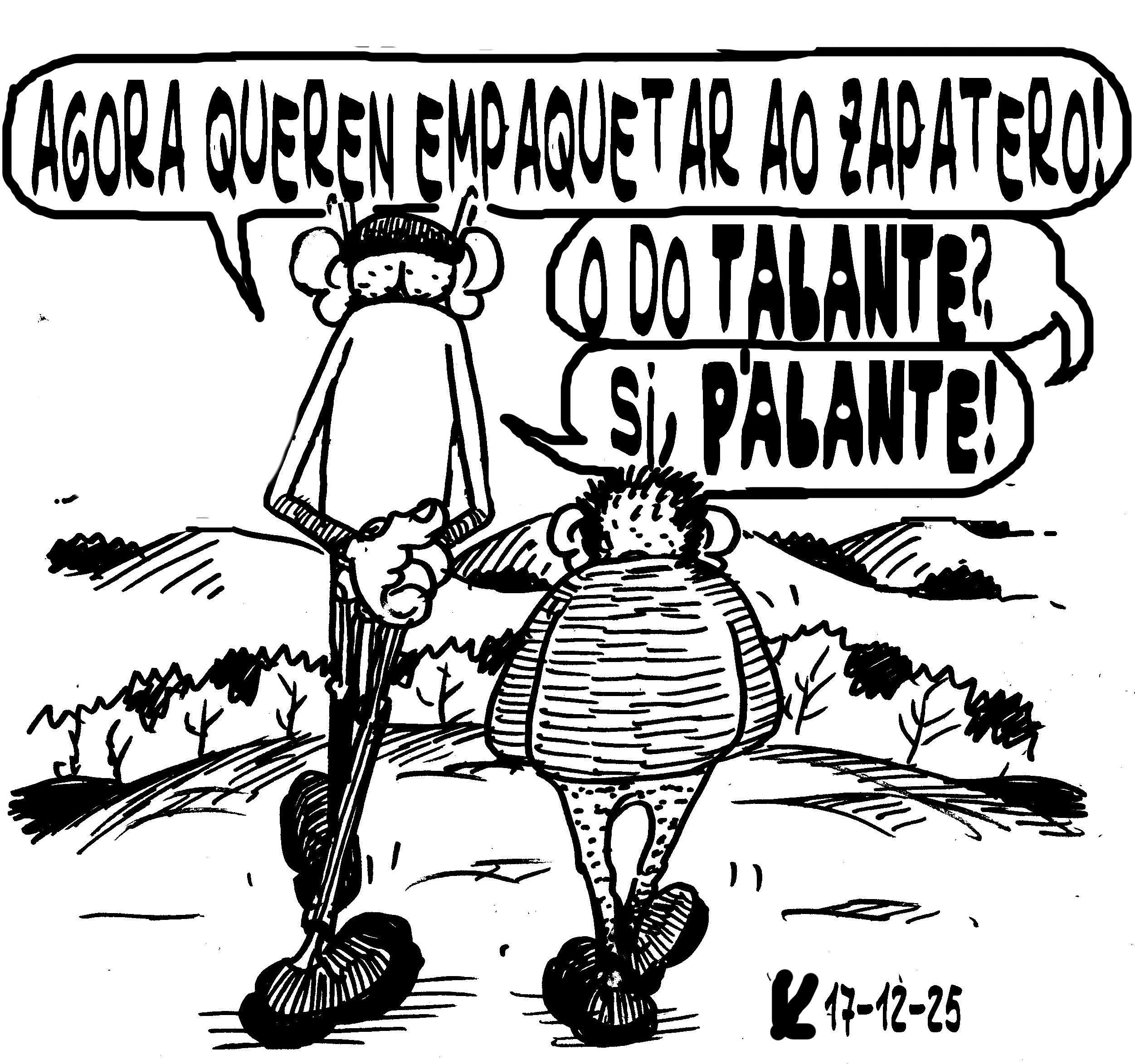 Viñeta de O Carrabouxo do 17 de decembro de 2025