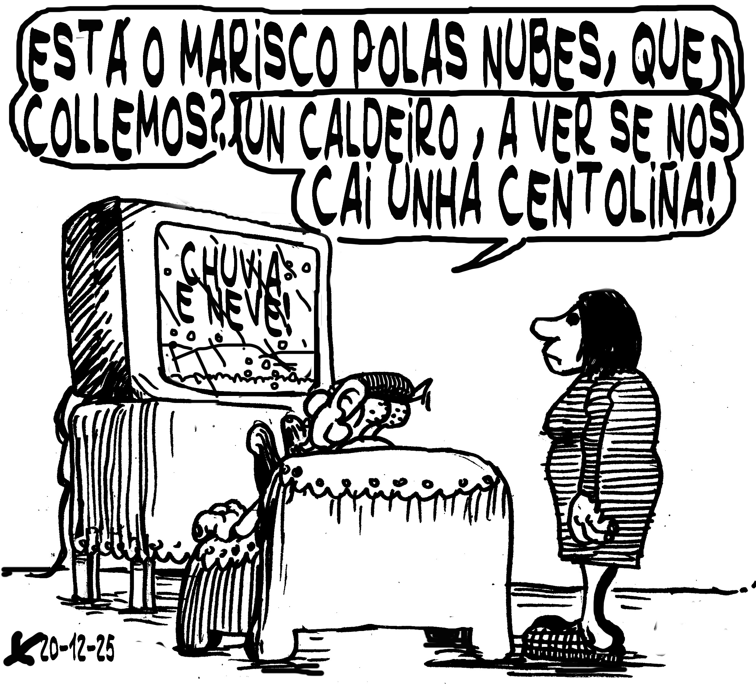 Viñeta de O Carrabouxo do 20 de decembro de 2025
