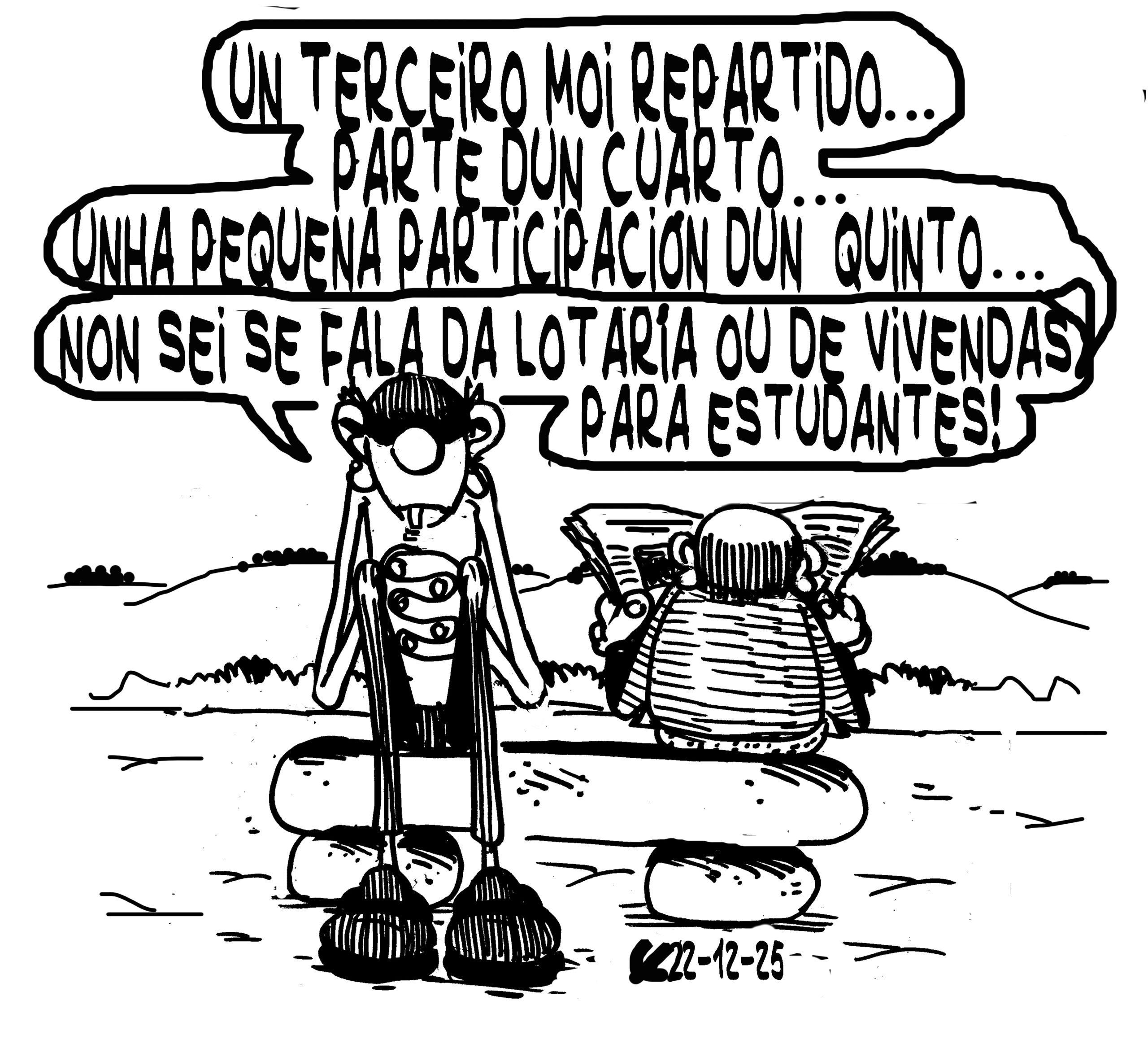 Viñeta de O Carrabouxo do 22 de decembro de 2025