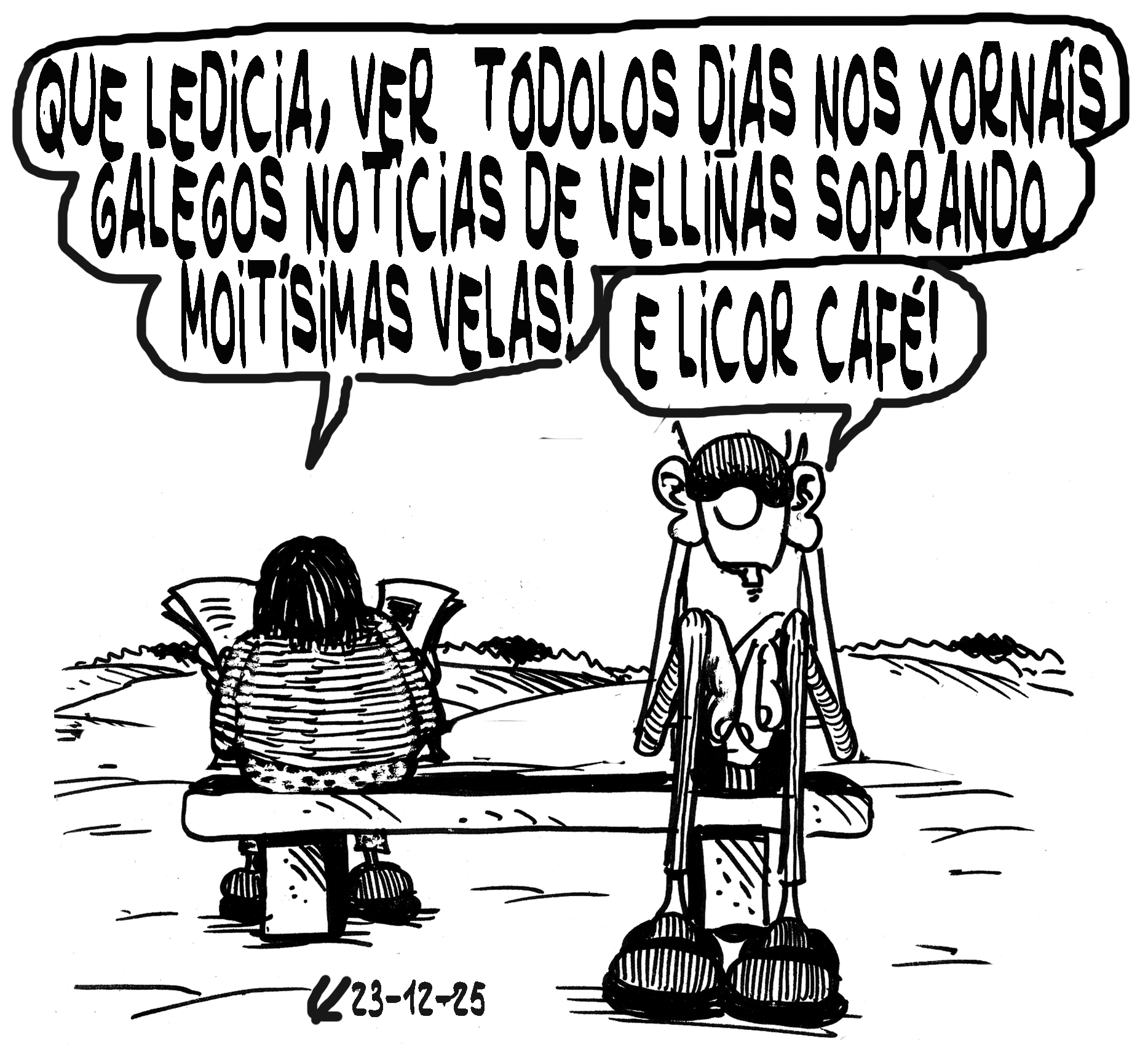 Viñeta de O Carrabouxo do 23 de decembro de 2025