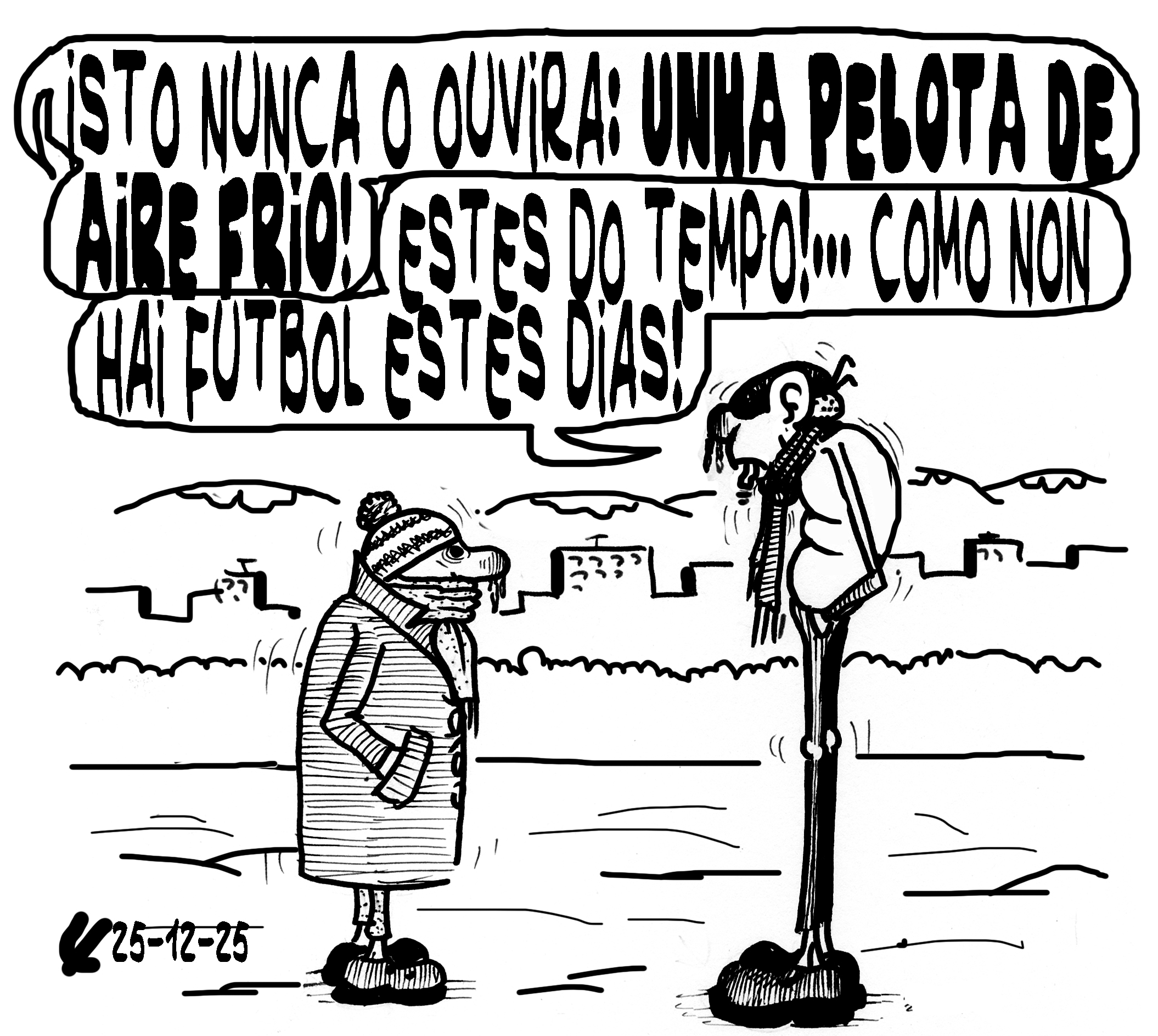 Viñeta de O Carrabouxo do 25 de decembro de 2025