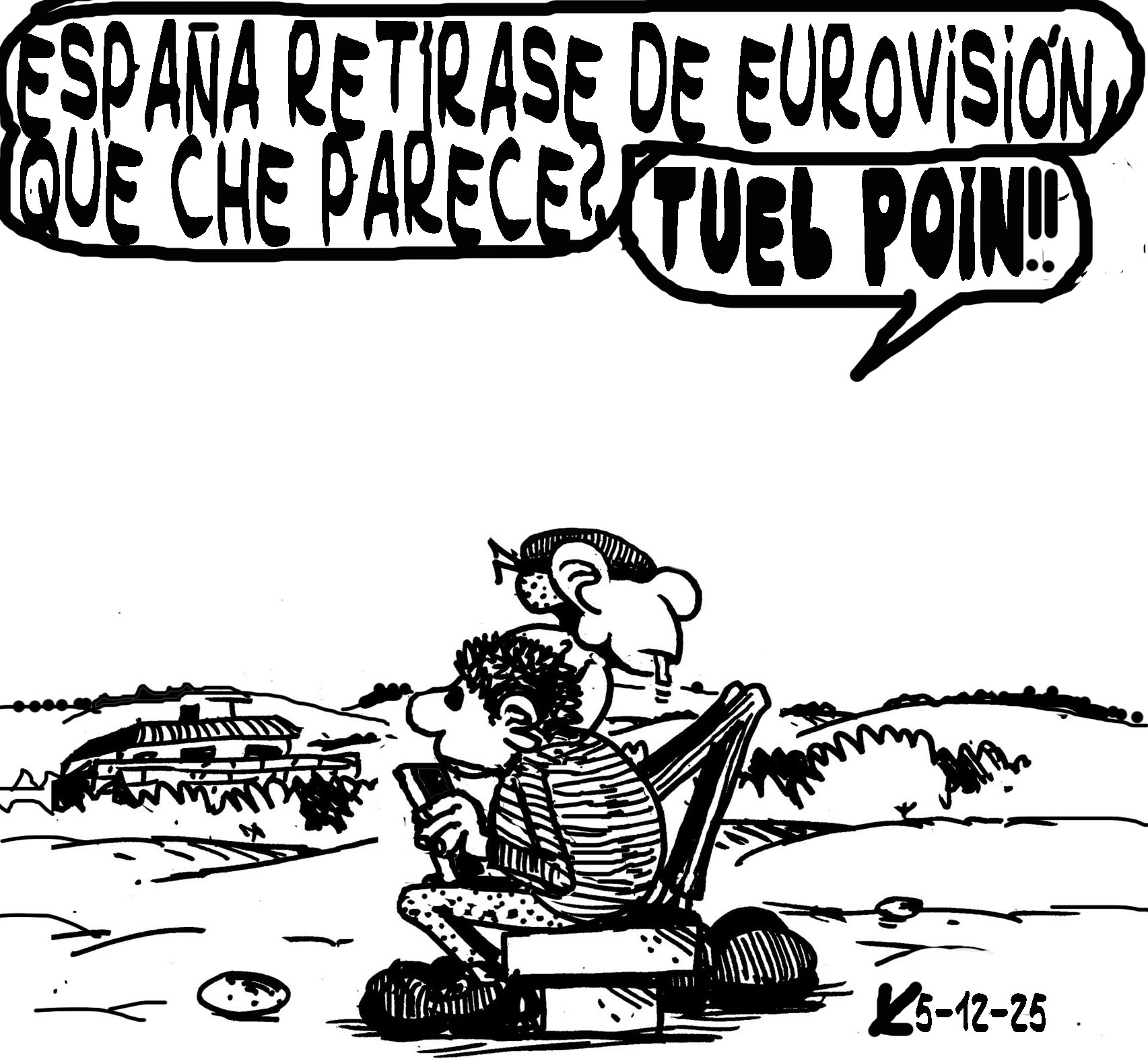 Viñeta de O Carrabouxo do 5 de decembro de 2025