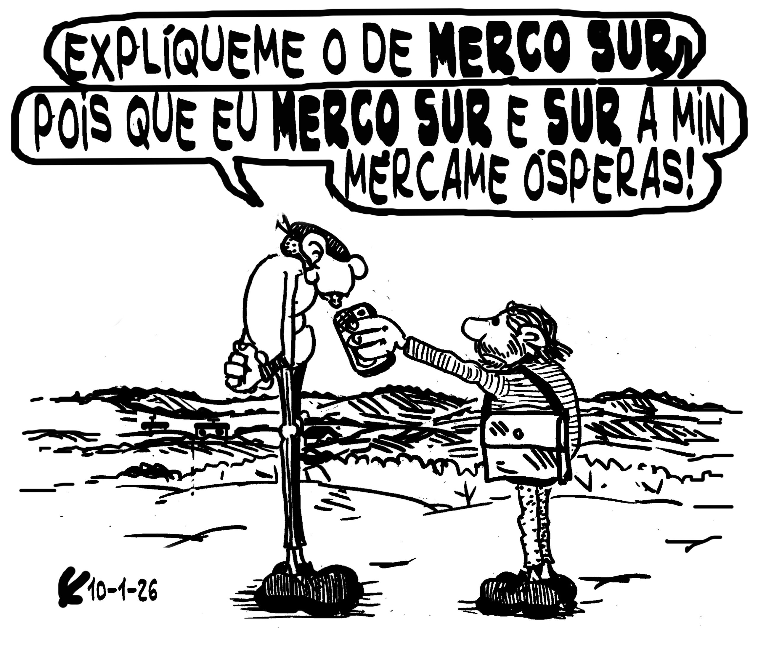 Viñeta de O Carrabouxo do 10 de xaneiro de 2026