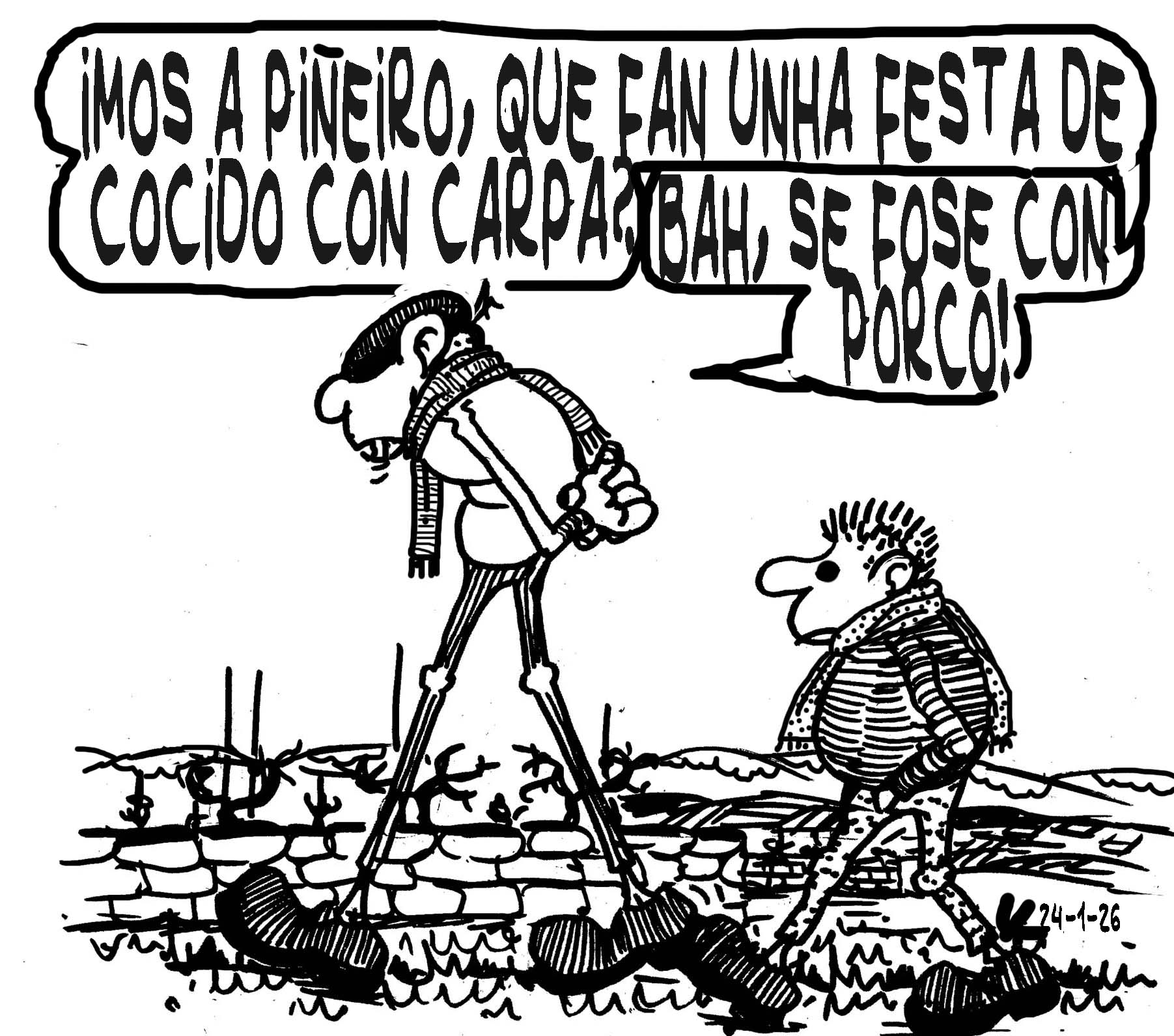 Viñeta de O Carrabouxo do 24 de xaneiro de 2026