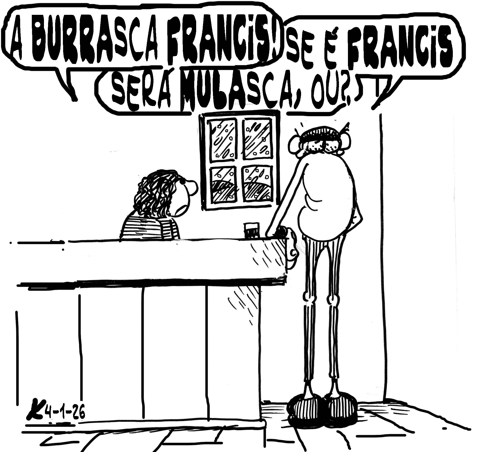 Viñeta de O Carrabouxo do 2 de xaneiro de 2026