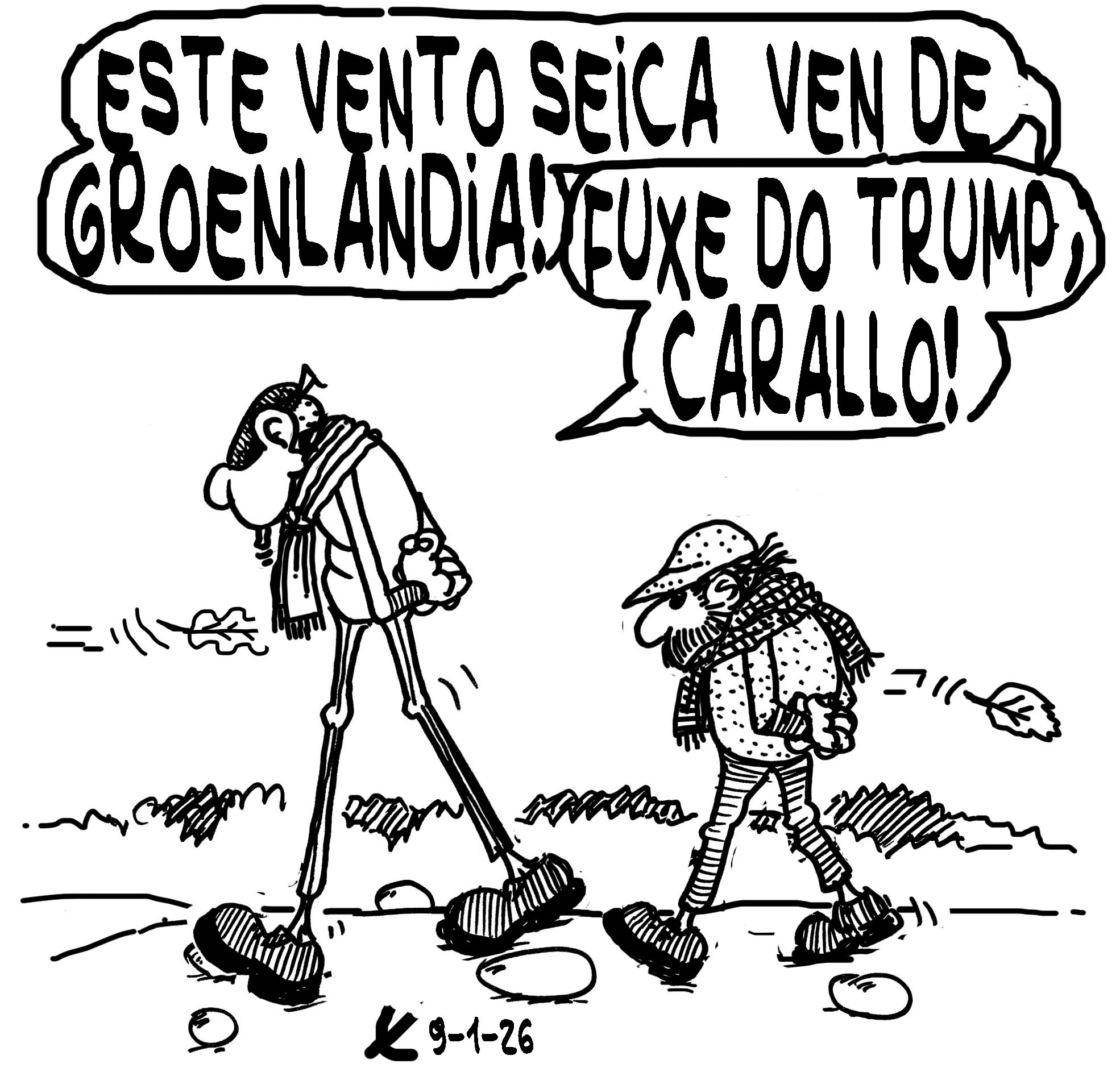 Viñeta de O Carrabouxo do 9 de xaneiro de 2026