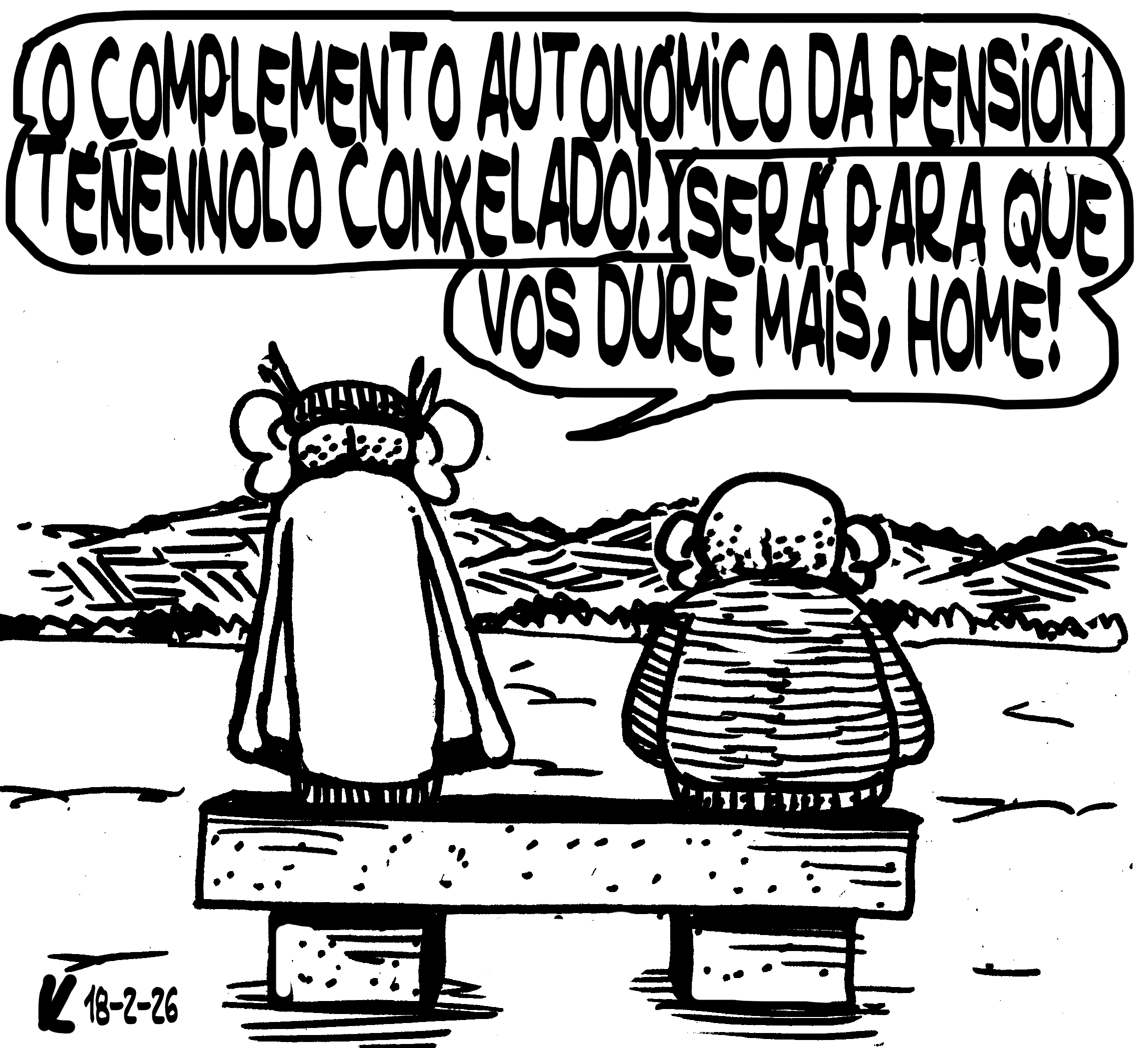 Viñeta de O Carrabouxo do 18 de febreiro de 2026