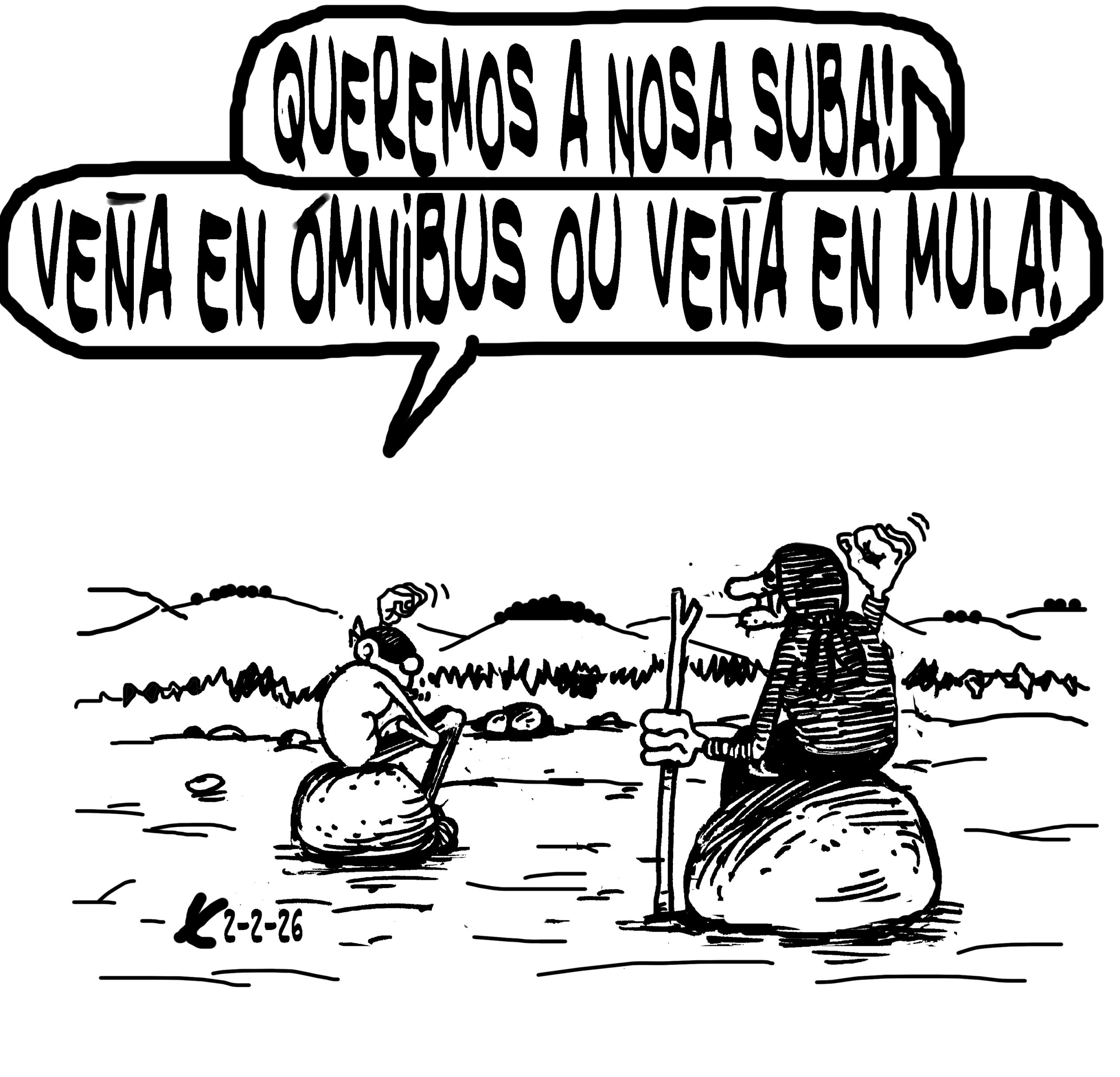 Viñeta de O Carrabouxo do 2 de febreiro de 2026