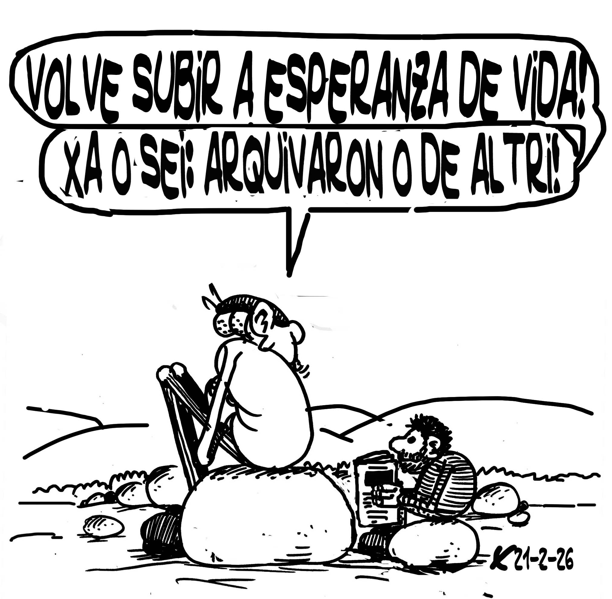 Viñeta de O Carrabouxo do 21 de febreiro de 2026