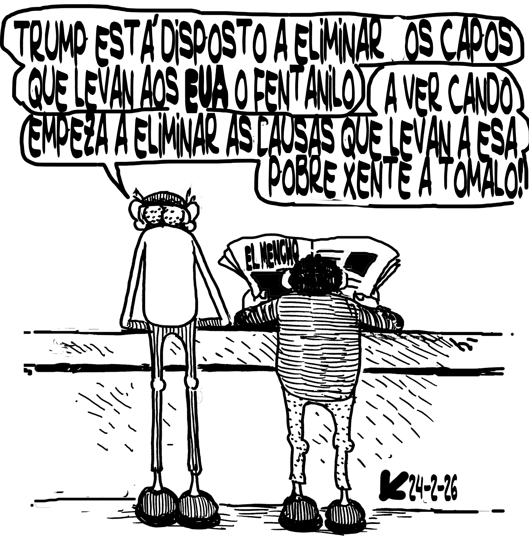 Viñeta de O Carrabouxo do 24 de febreiro de 2026