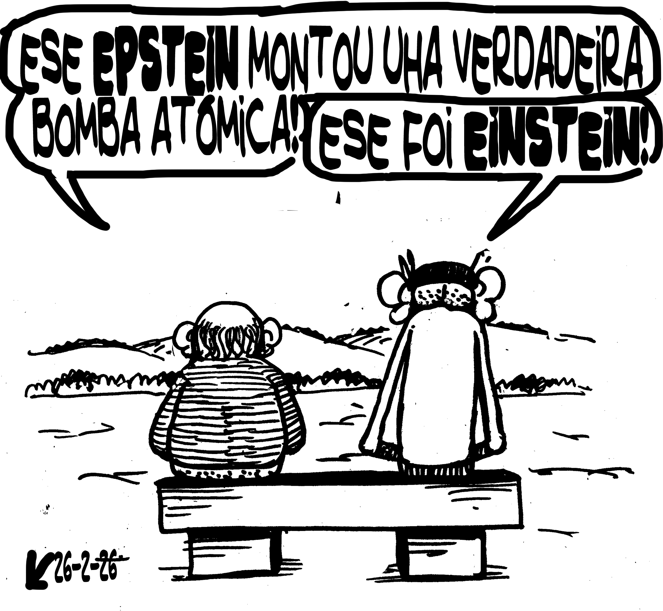 Viñeta de O Carrabouxo do 26 de febreiro de 2026