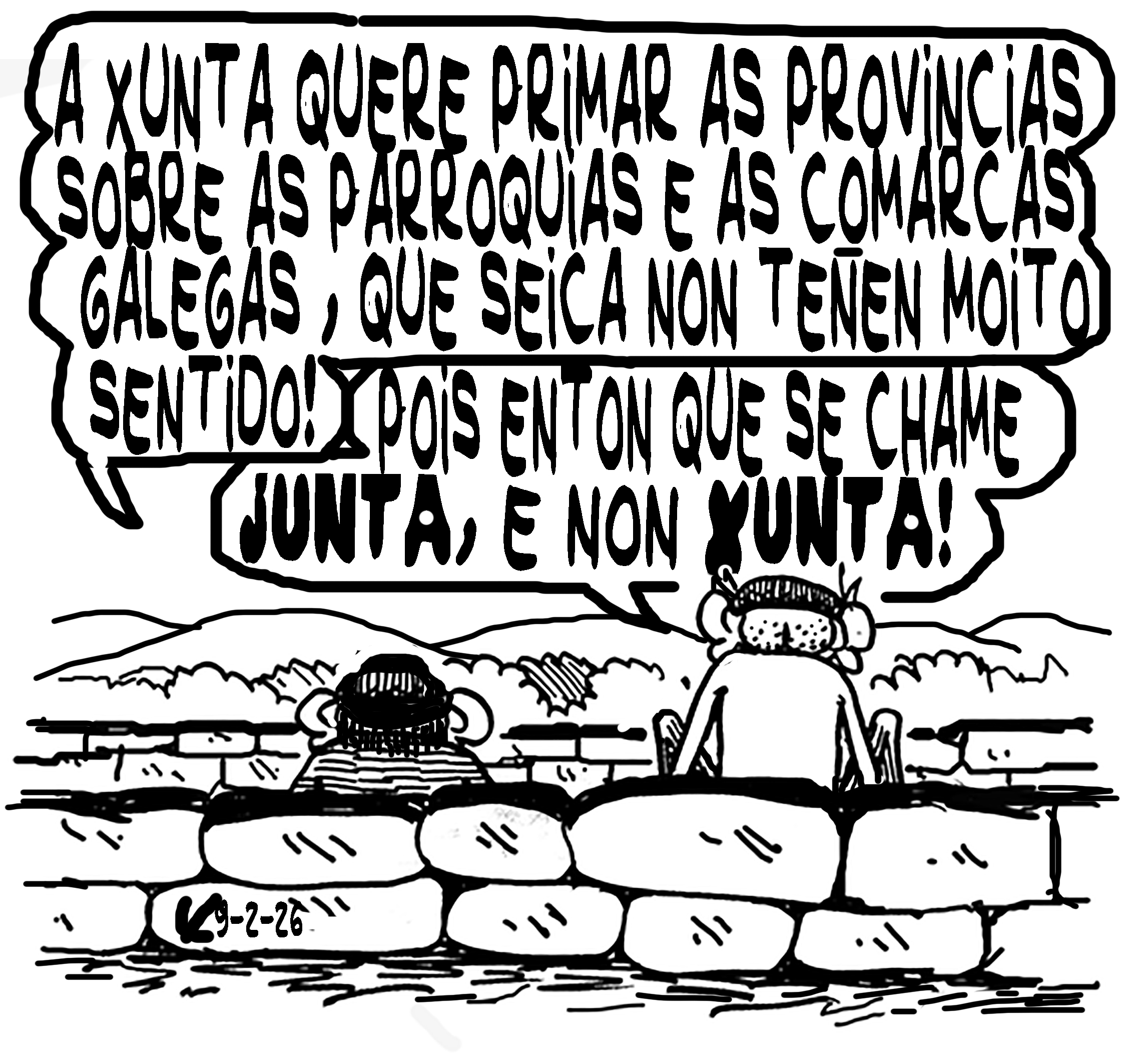 Viñeta de O Carrabouxo do 9 de febreiro de 2026