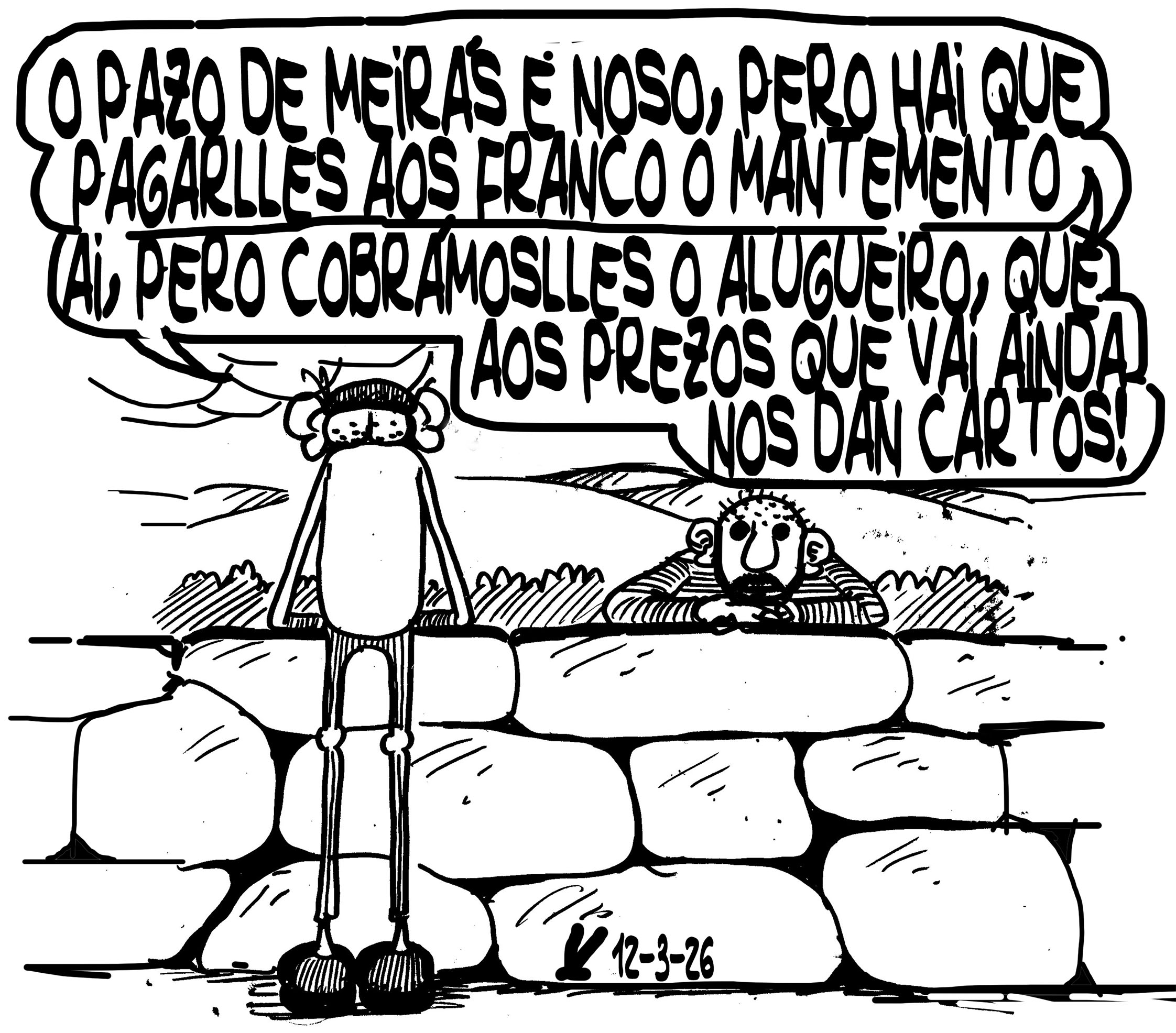 Viñeta de O Carrabouxo do 12 de marzo de 2026