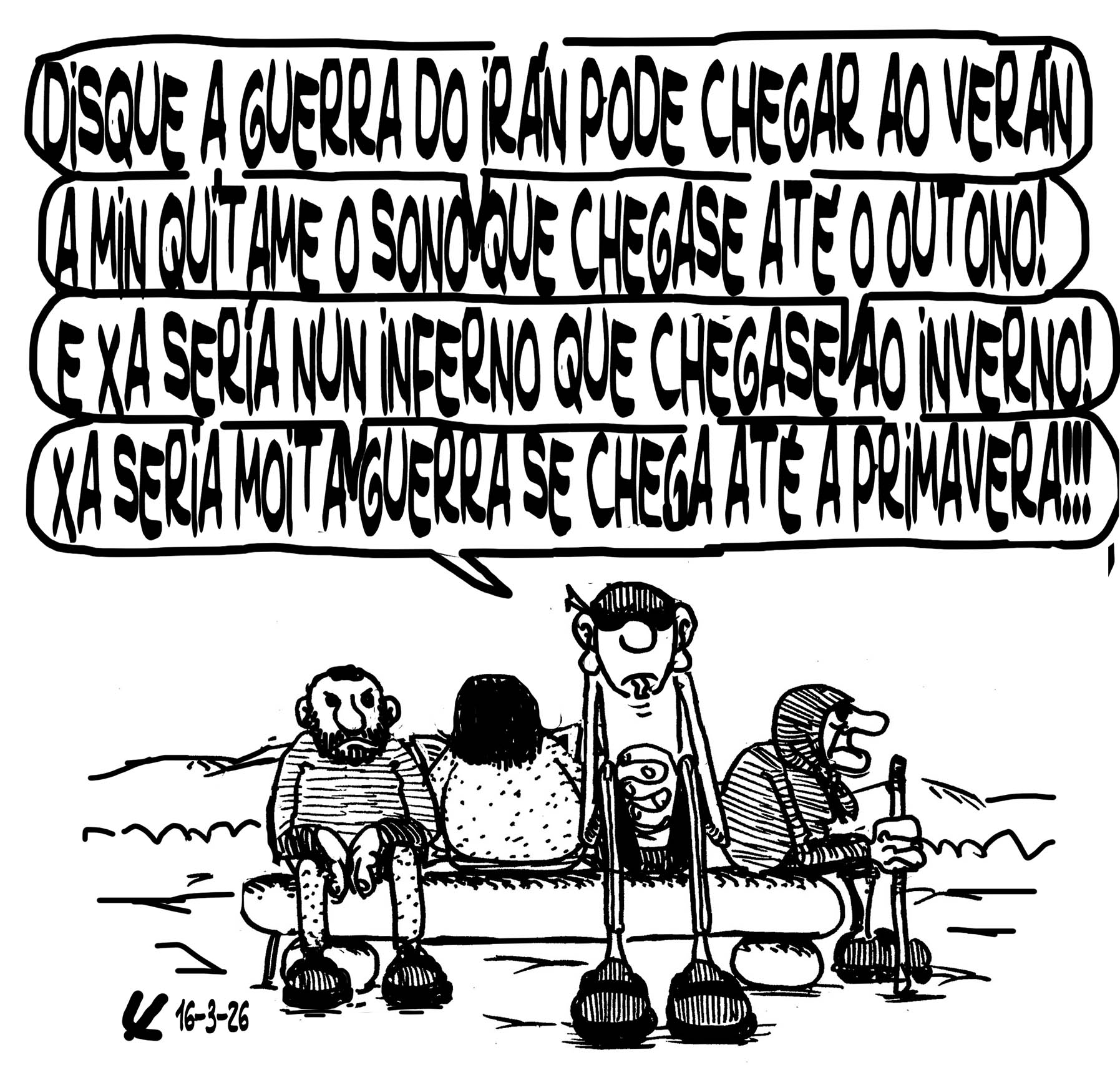 Viñeta de O Carrabouxo do 16 de marzo de 2026