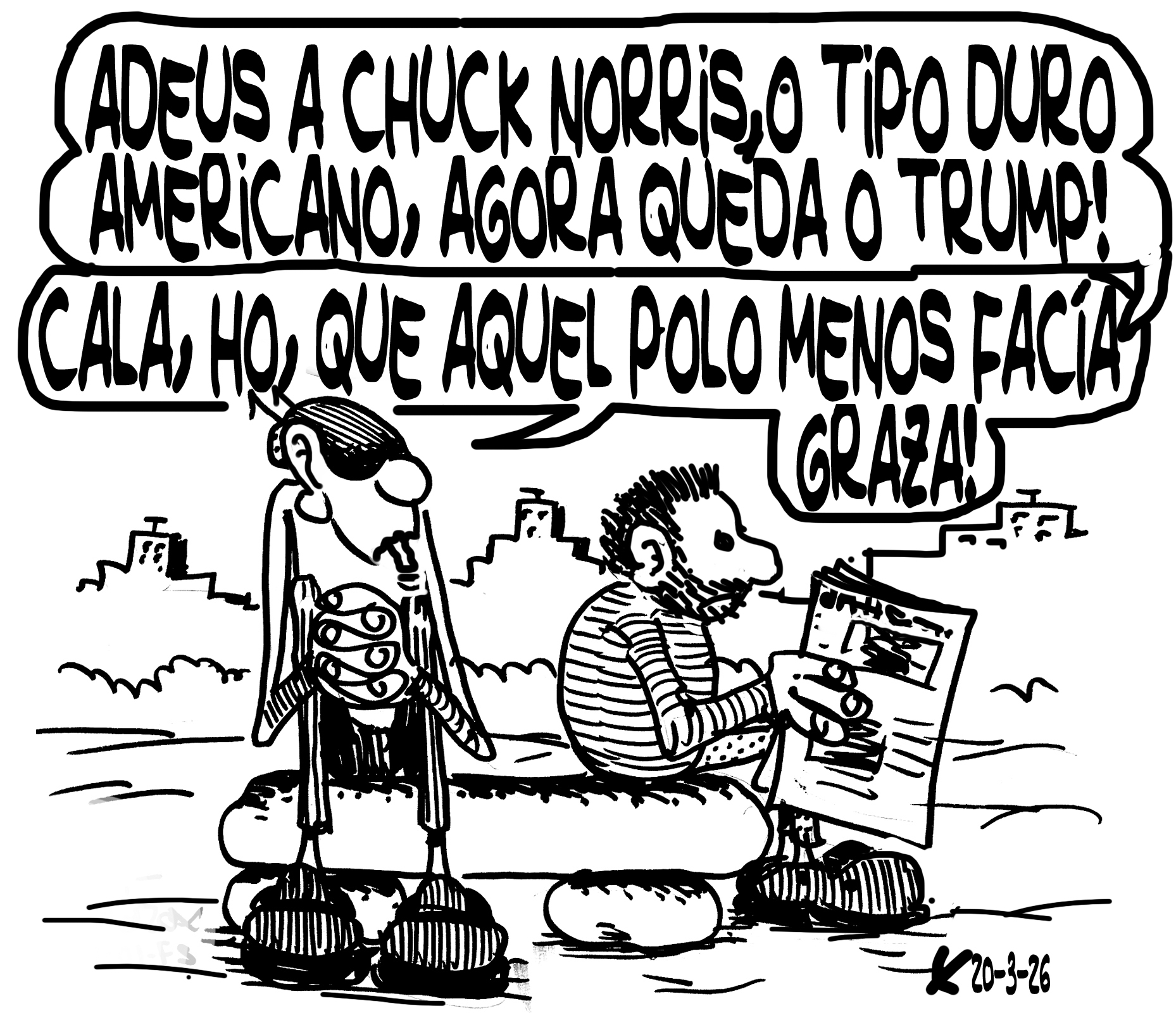 Viñeta de O Carrabouxo do 20 de marzo de 2026