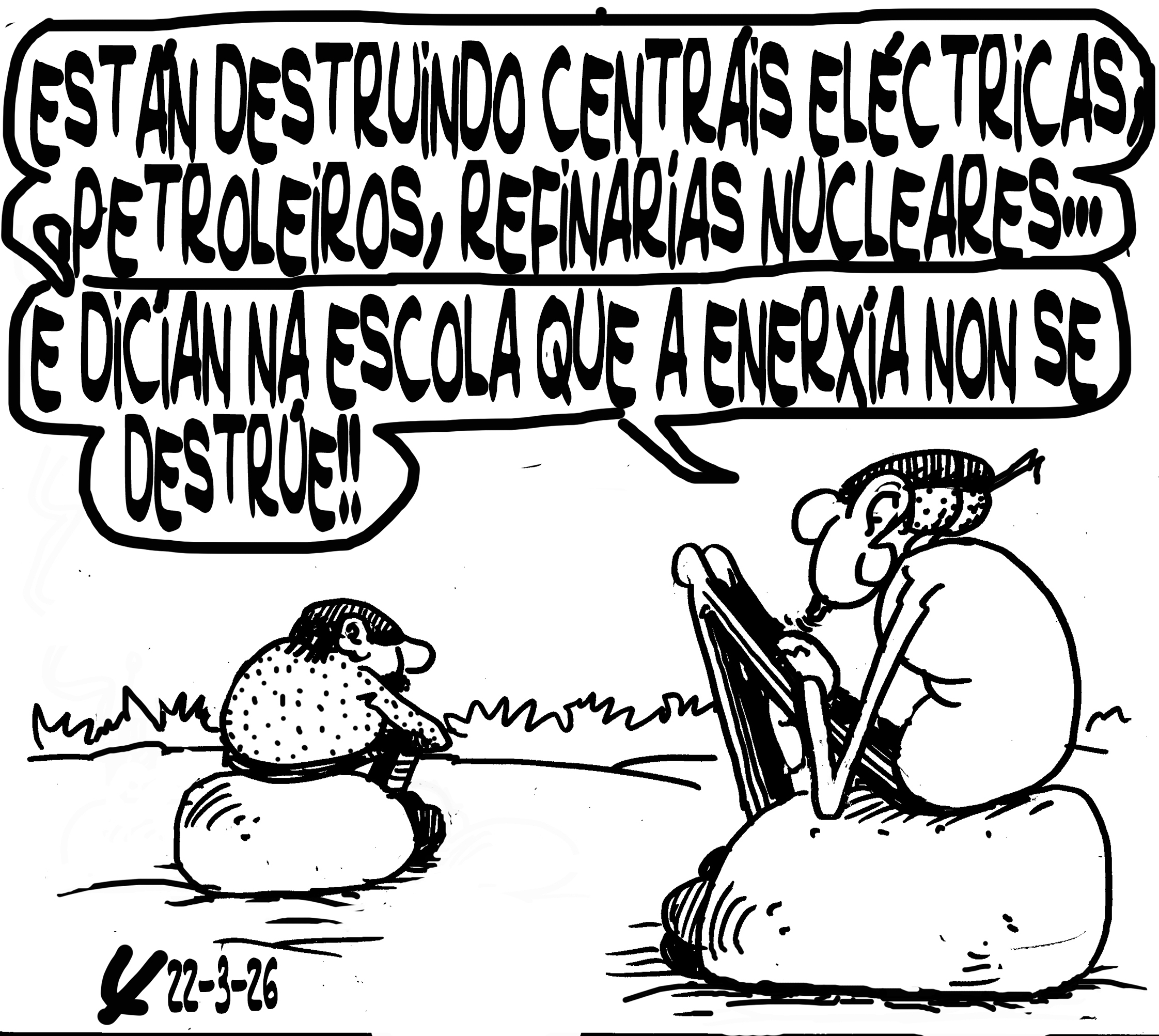 Viñeta de O Carrabouxo do 22 de marzo de 2026