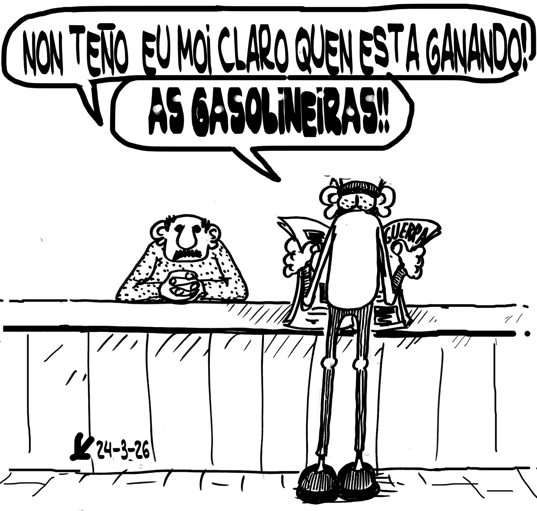 Viñeta de O Carrabouxo do 24 de marzo de 2026