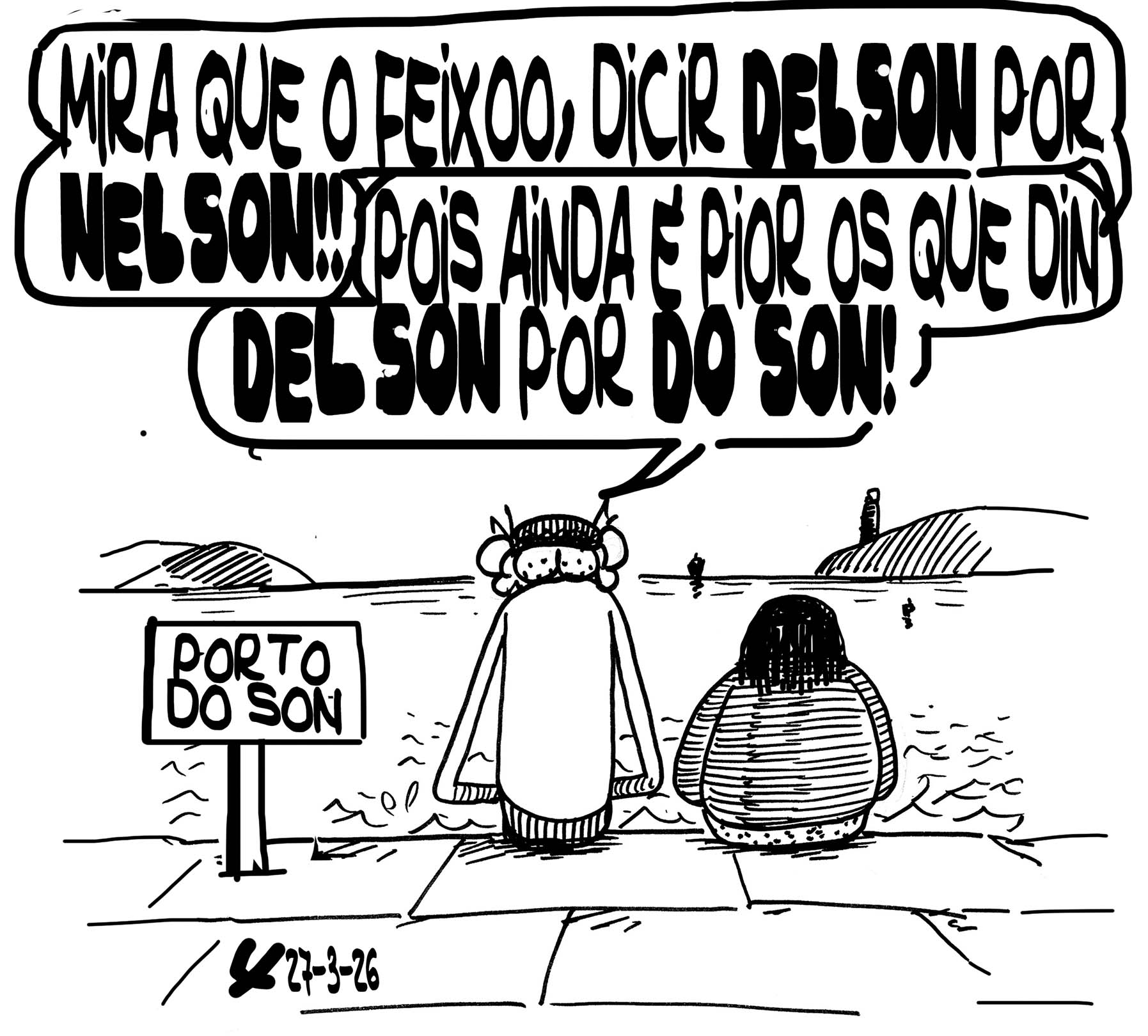Viñeta de O Carrabouxo do 27 de marzo de 2026