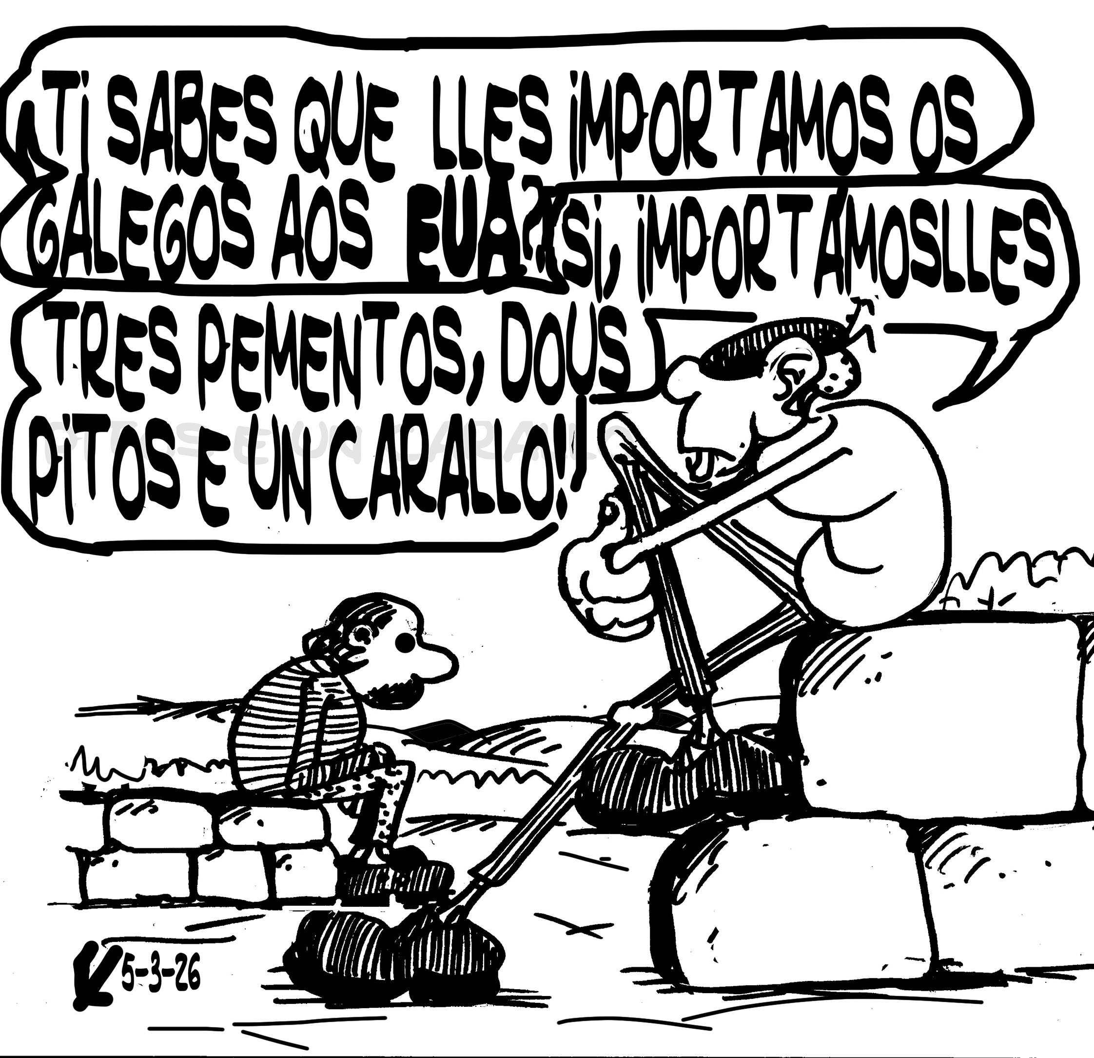 Viñeta de O Carrabouxo do 5 de marzo de 2026