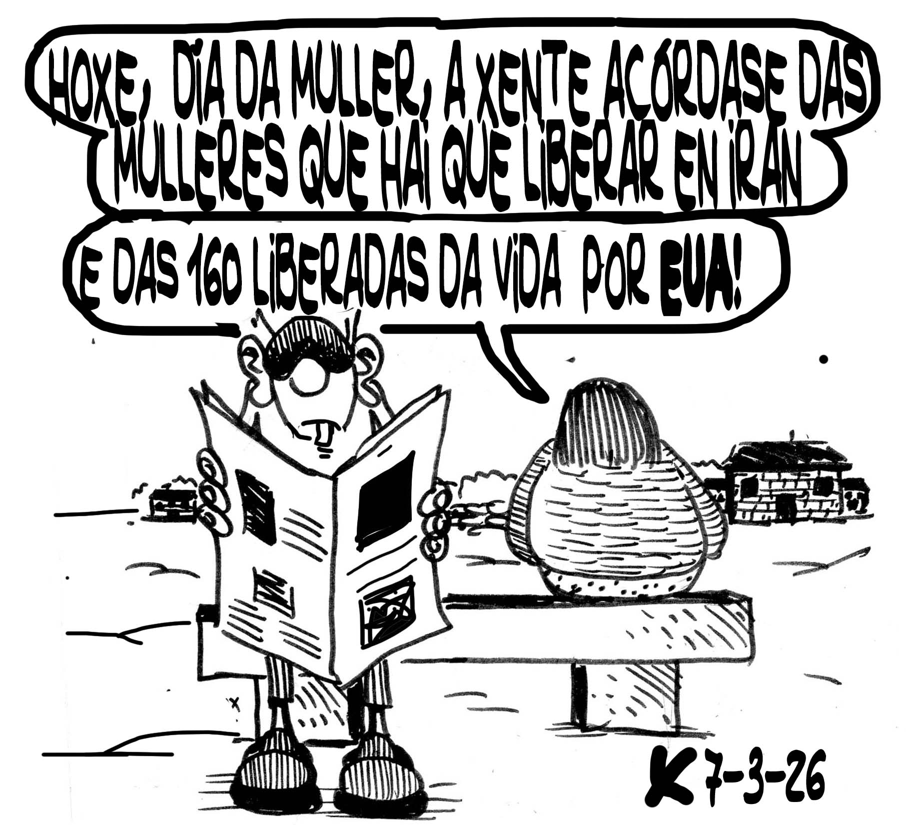 Viñeta de O Carrabouxo do 7 de marzo de 2026