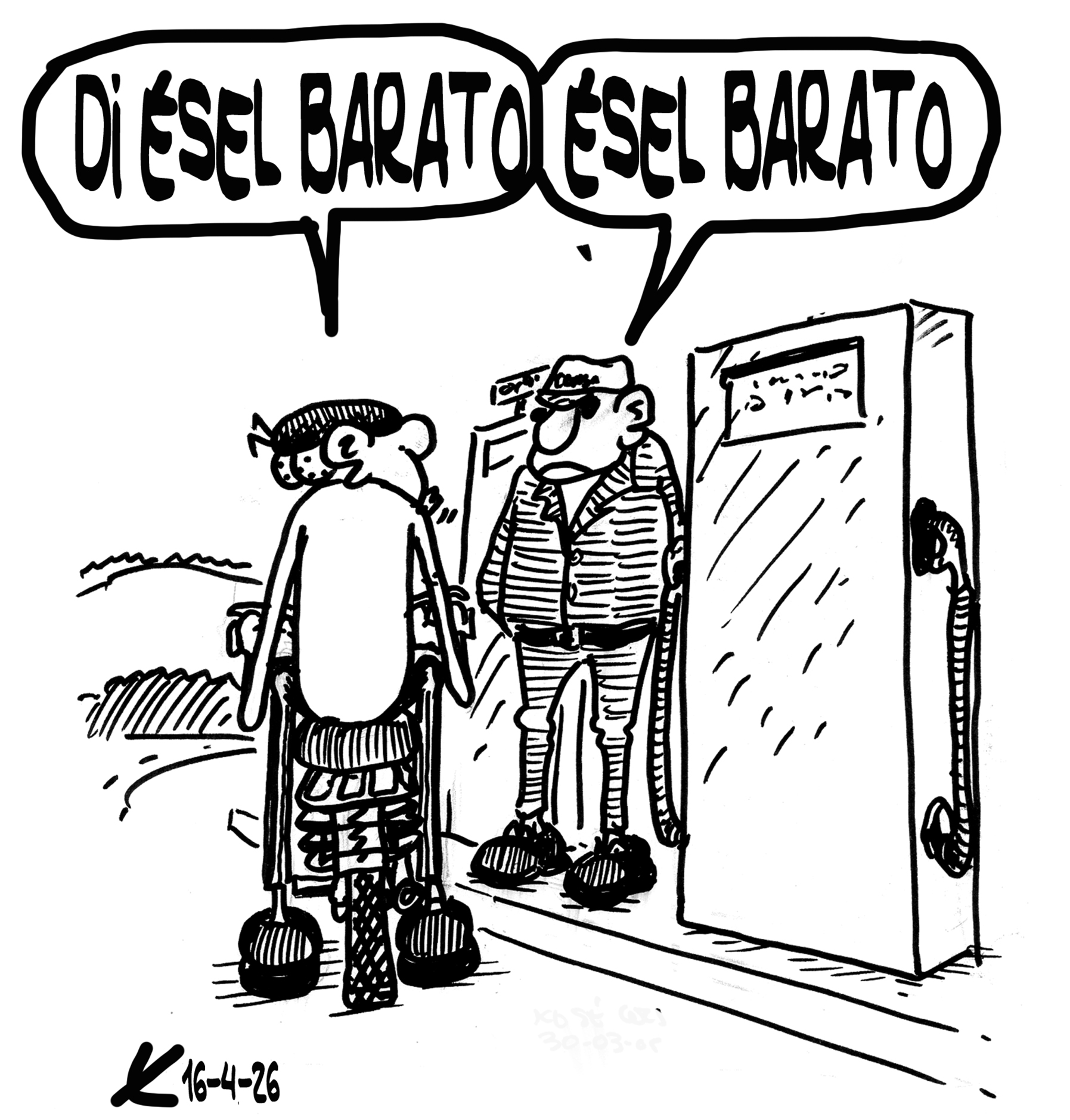 Viñeta de O Carrabouxo do 16 de abril de 2026