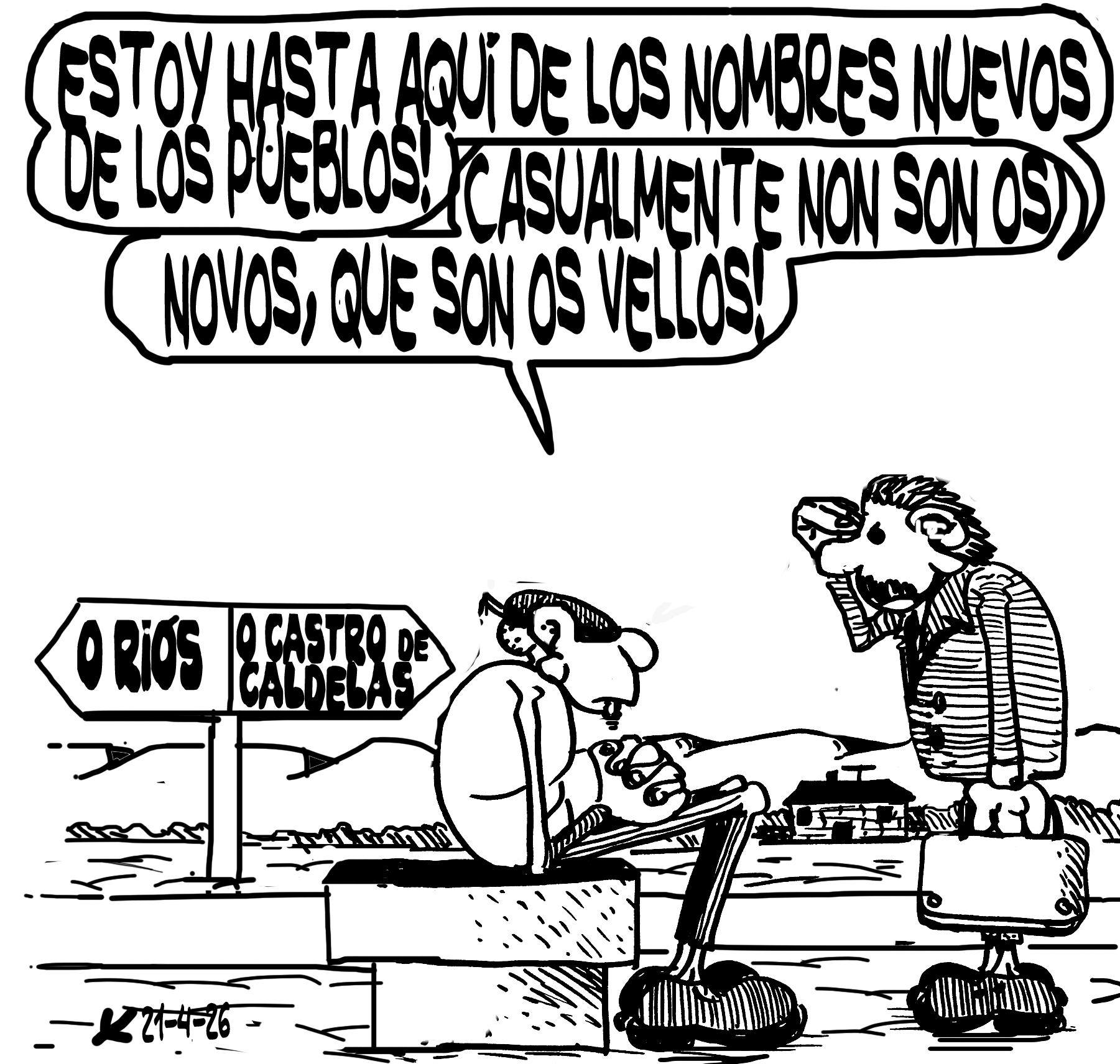 Viñeta de O Carrabouxo do 21 de abril de 2026