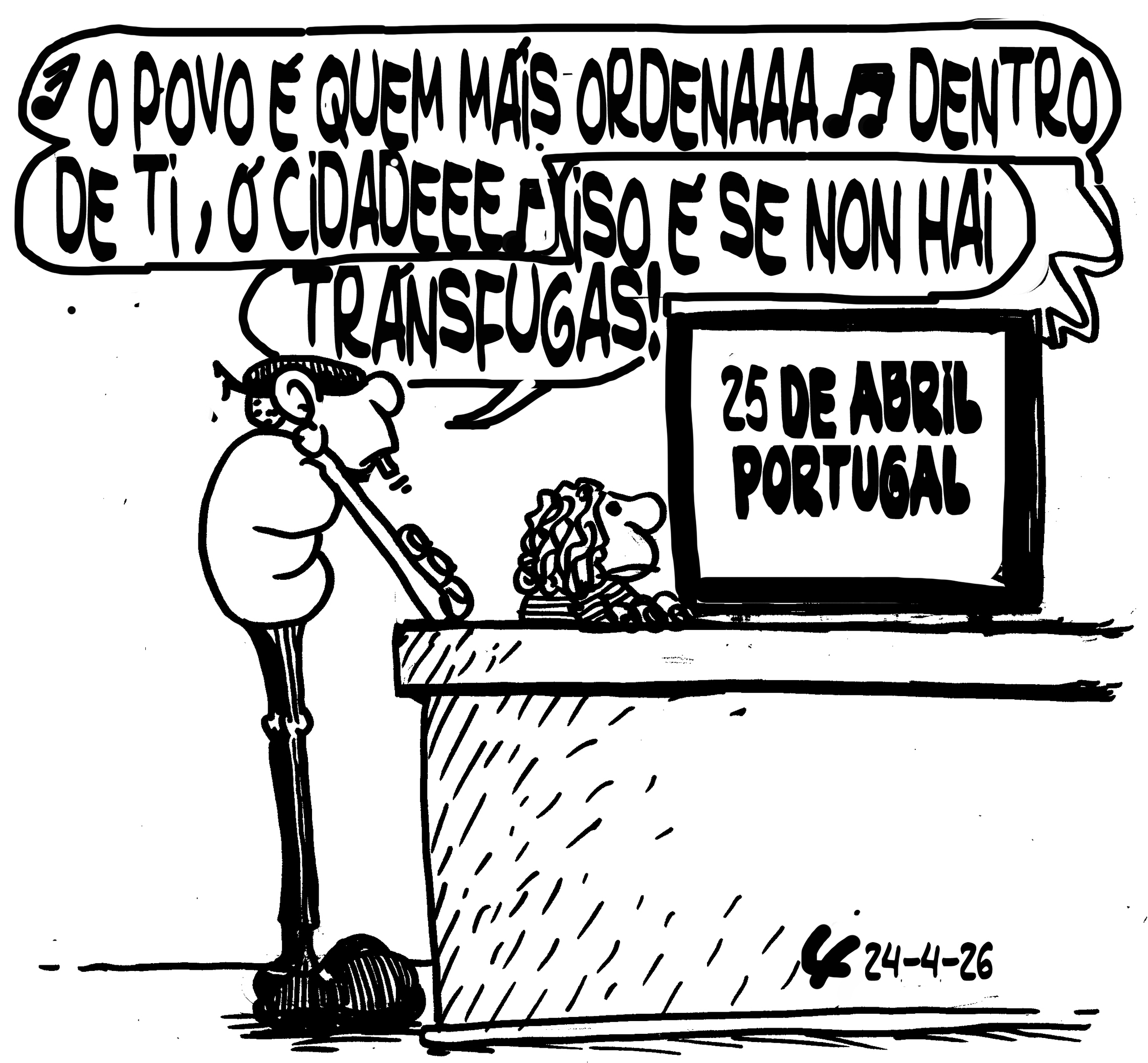 Viñeta de O Carrabouxo do 24 de abril de 2026