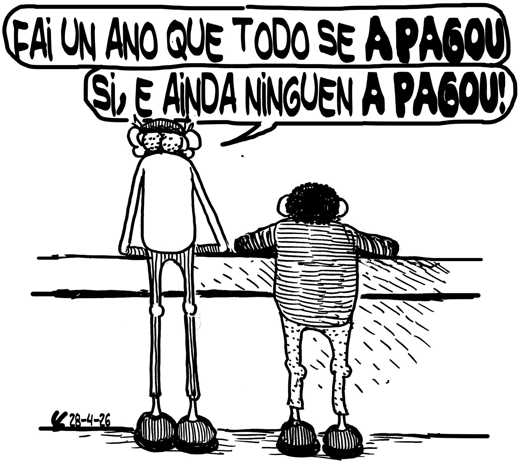 Viñeta de O Carrabouxo do 28 de abril de 2026